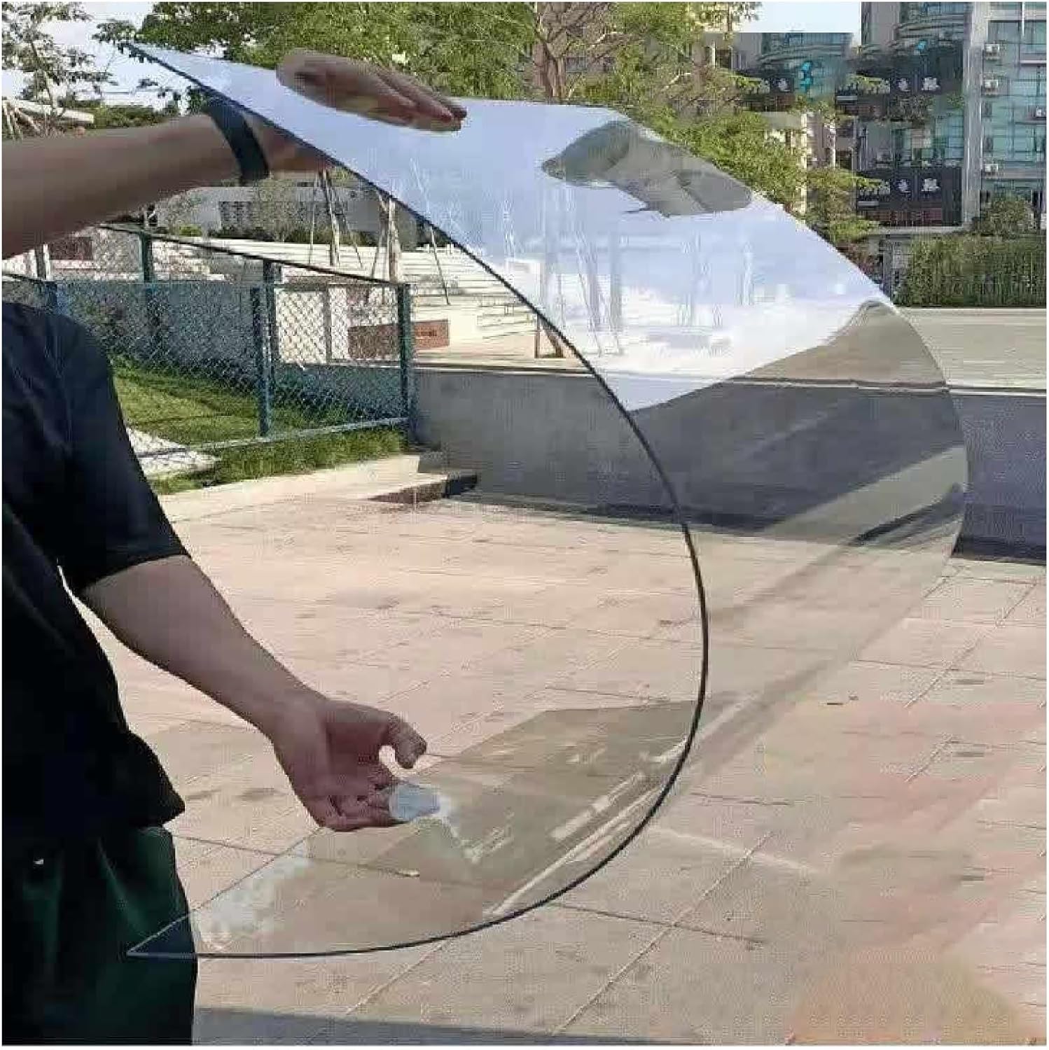 Hoja de plástico acrílico transparente, hoja de plástico de policarbonato, cubierta de toldo de pérgola transparente, tablero de resistencia de PC