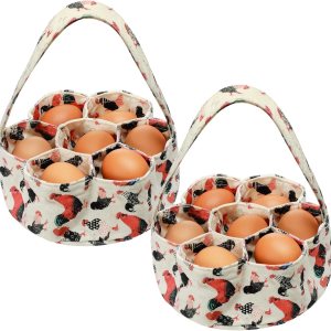2 bolsas de huevos, cesta para huevos, cesta para recolección de huevos, cesta de recolección de huevos con 7 bolsas para granja, pollo, gallina, 2 bolsas de huevos, cesta para huevos, cesta para recolección de huevos, cesta de recolección de huevos con 7 bolsas para granja, pollo, gallina,