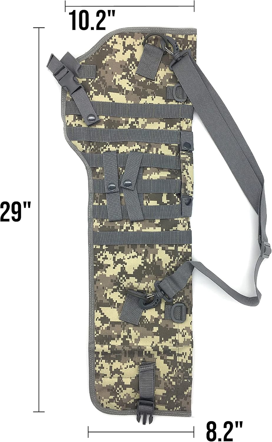 Silfrae Funda táctica de escopeta para rifle táctico, bolsa de hombro