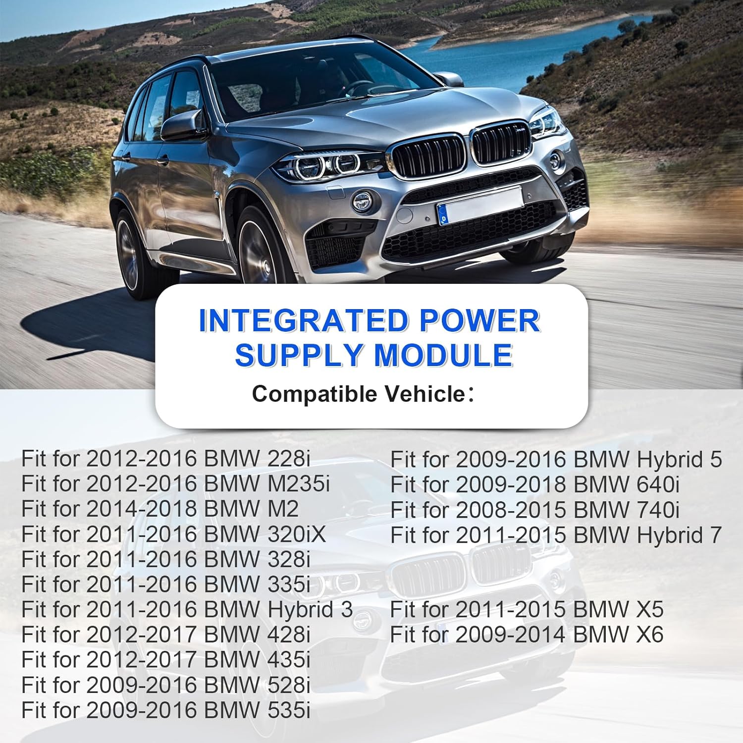 Módulo de suministro integrado compatible con BMW 228i 328i 335i 420i 428i 435i 535i 640i 740i X5 X6 Reemplazar 12637591534