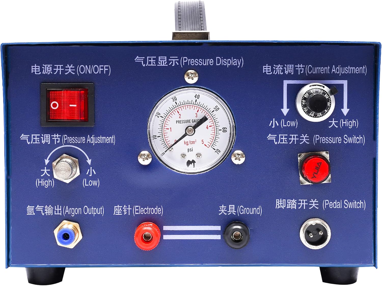 Máquina de soldadura TBVECHI 800W 110V ajustable de alta potencia de pulso de argón soldador por puntos collar pulsera joyería JD máquina de