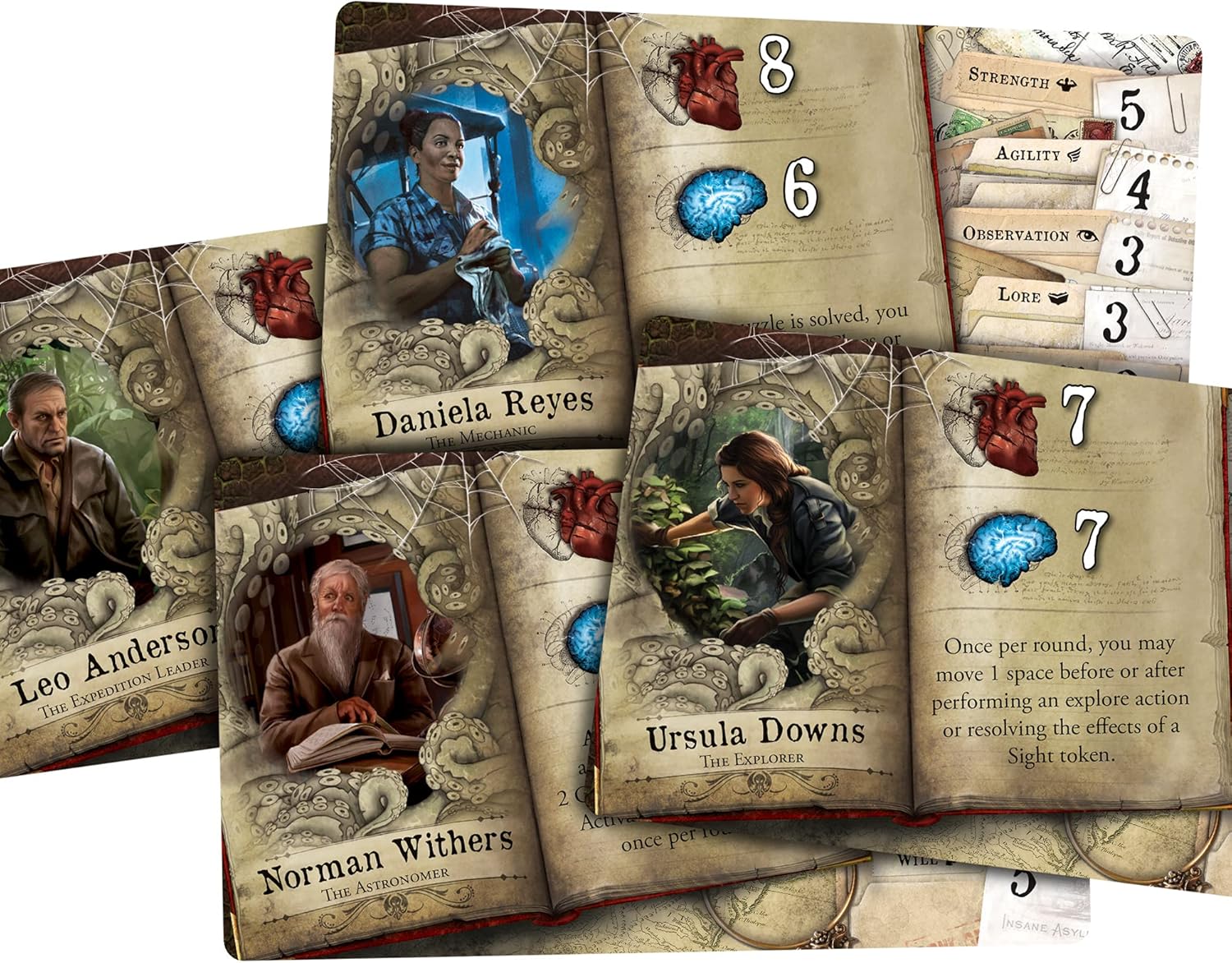 Expansión Mansions of Madness Path of The Serpent – Conquista los peligros de la selva y descubre nuevos horrores. A partir de 14 años, 1-5