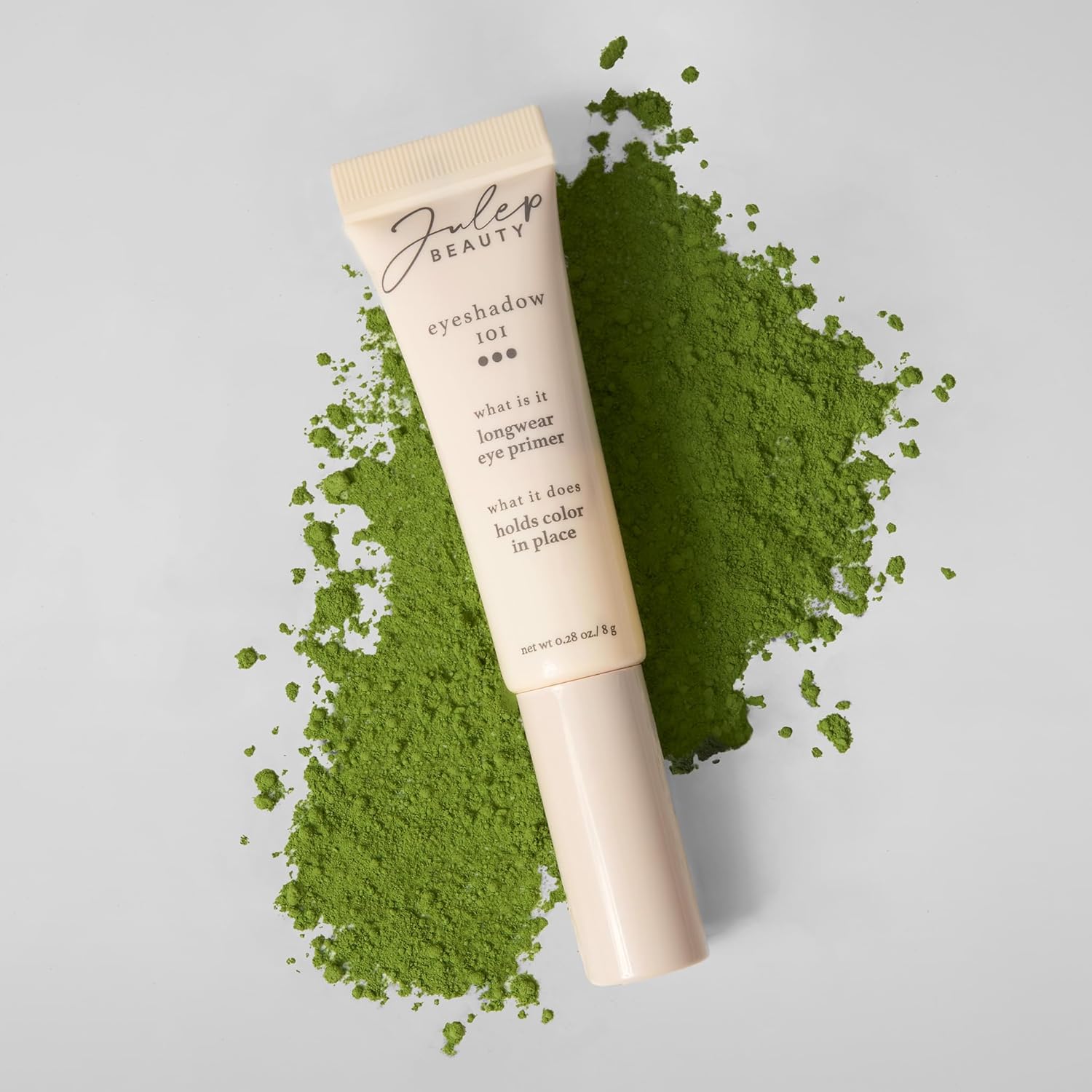 Julep Sombra de ojos 101 de larga duración, imprimación de ojos ligera con infusión de té verde, 0.35 onzas