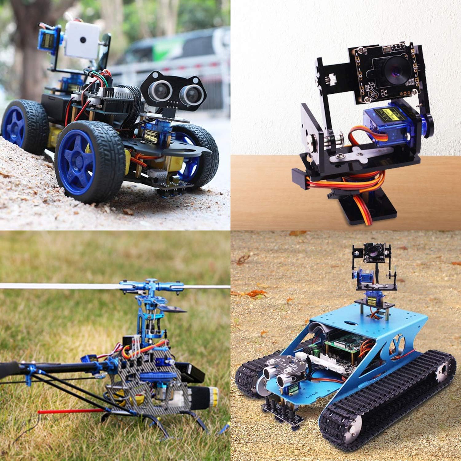 Sg90 – Micro servomotor de 0.31 onzas, kit de mini servos Miuzei de engranaje de metal, servo de 180 grados para automóvil, avión, avión Arduino,