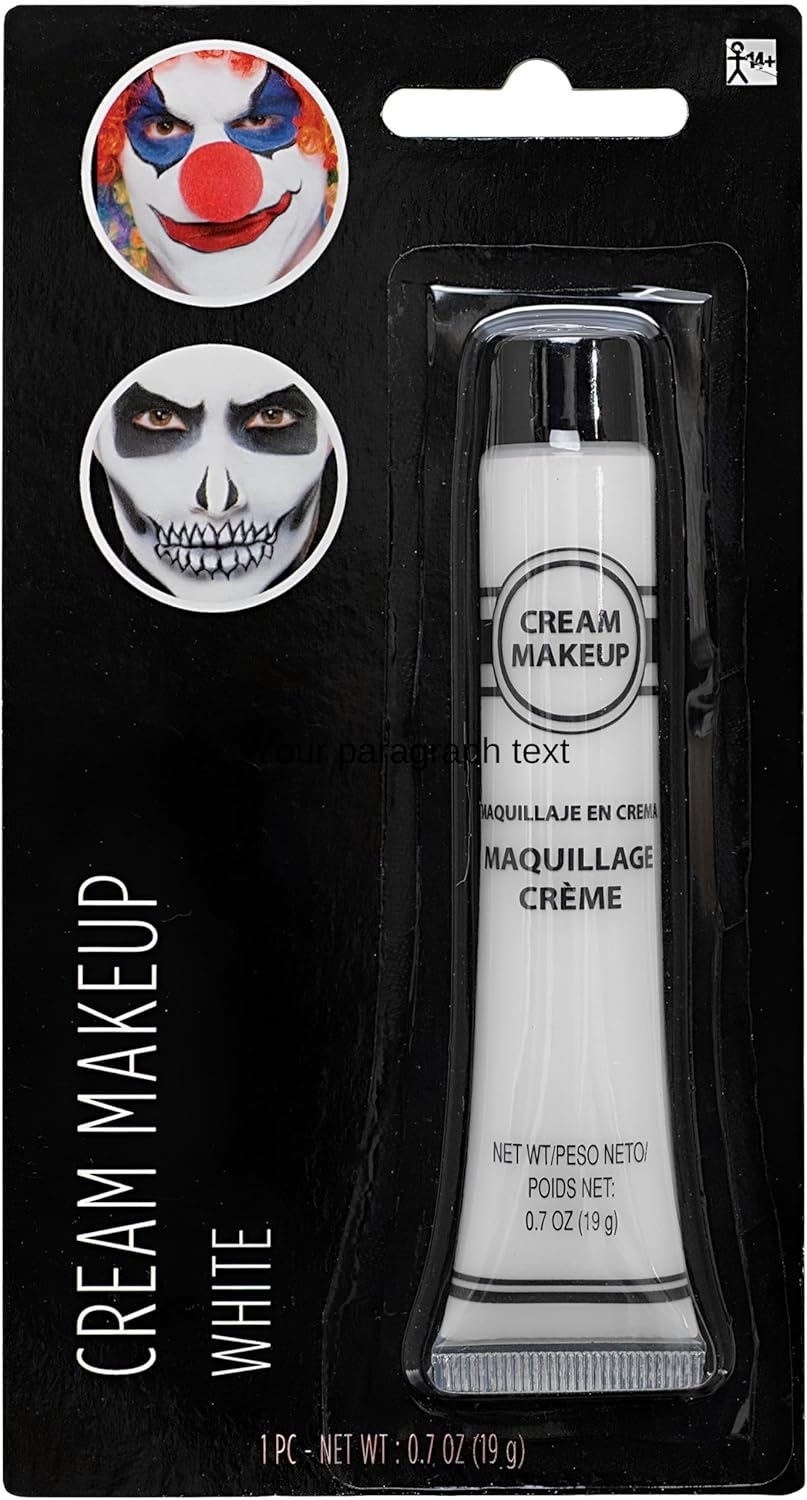 Accesorio de maquillaje de color crema blanco  0.7 onzas, 1 unidad  audaz y duradero  fácil de aplicar y cobertura completa para transformaciones