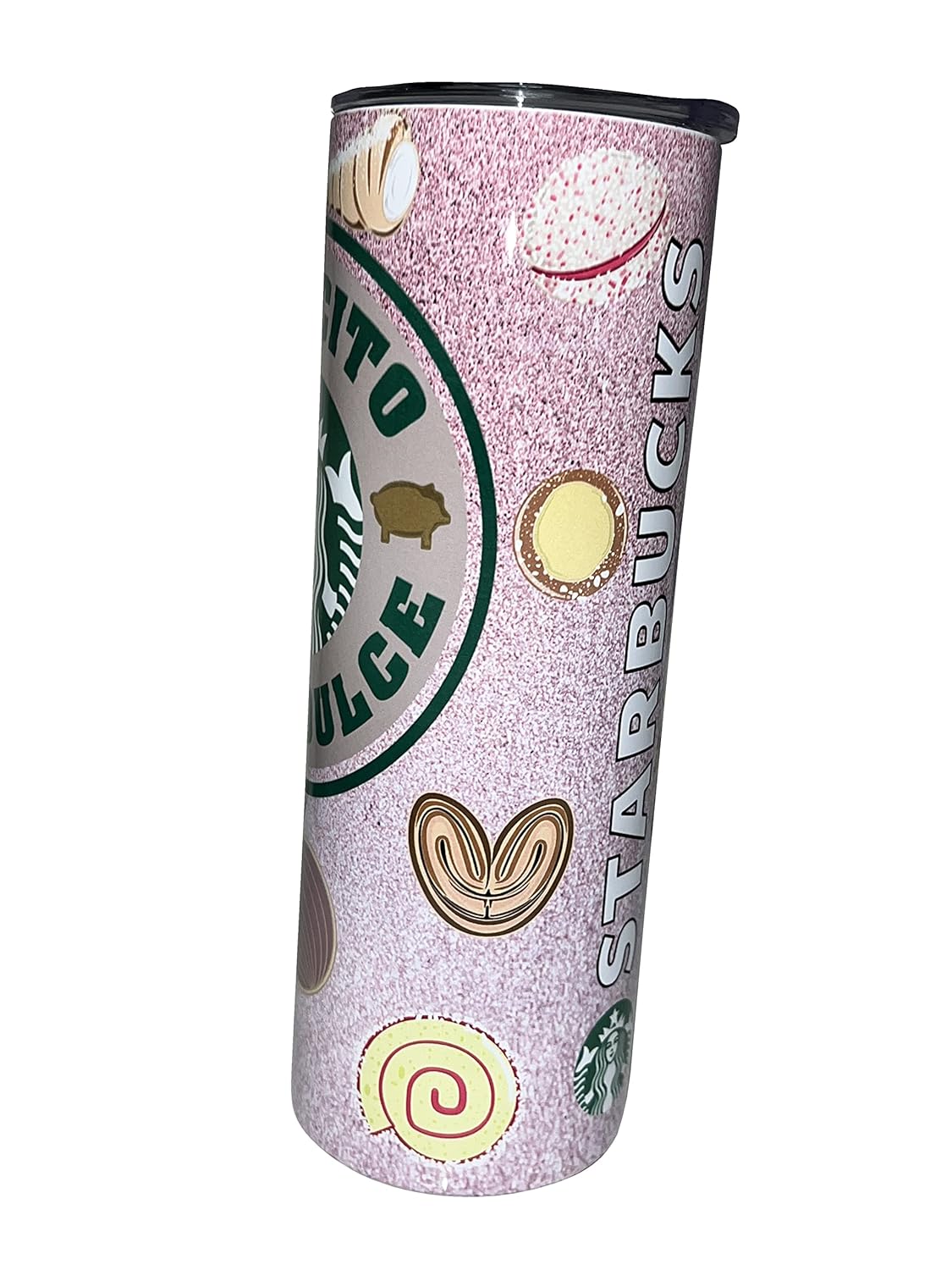 Cafecito y Pan Dulce – Stainless Steel Tumbler – Handmade Cafecito – 20oz Straight Skinny Tumbler (20oz)