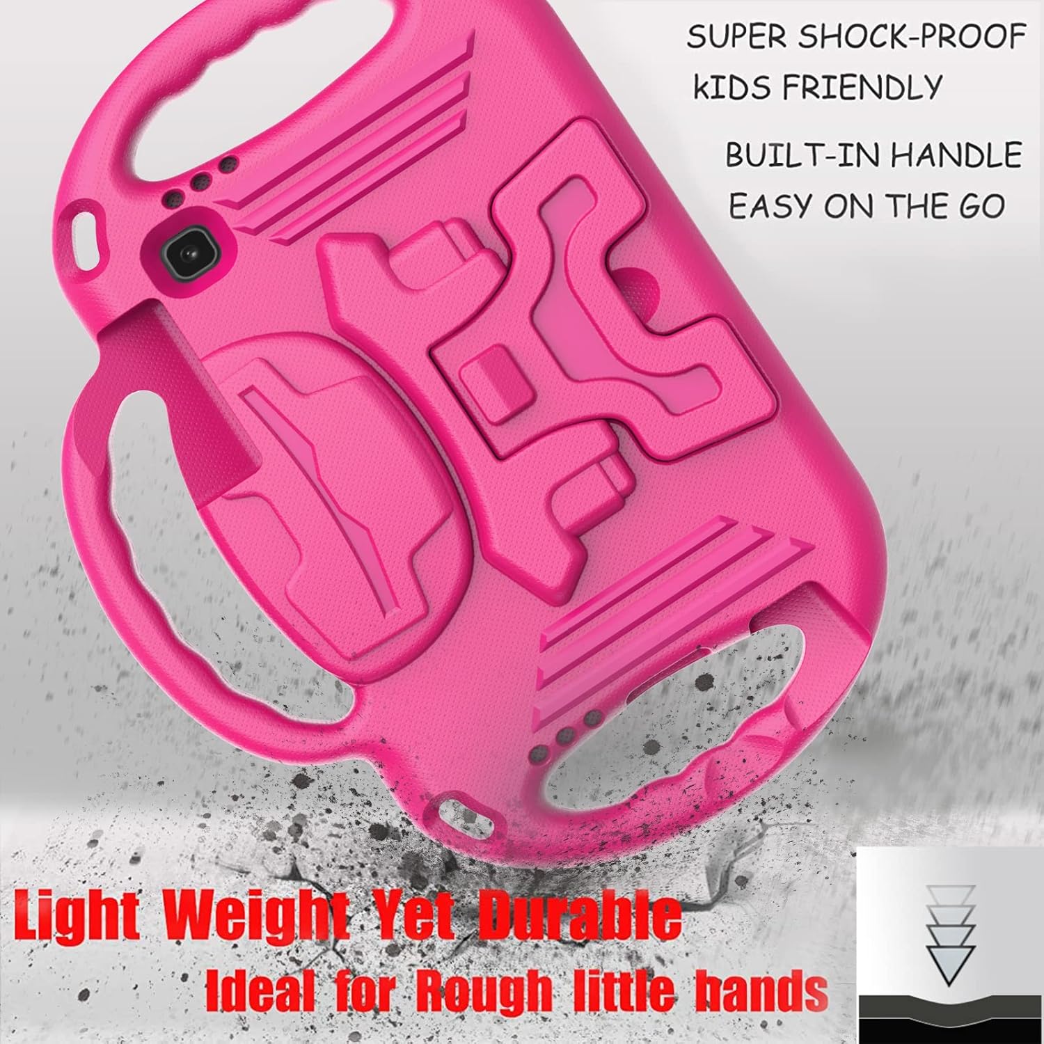 LTROP Funda para niños para Samsung Galaxy Tab A7 Lite de 8.7 pulgadas 2021 (SM-T220T225T227), Galaxy Tab A7 Lite funda para niños, con correa para