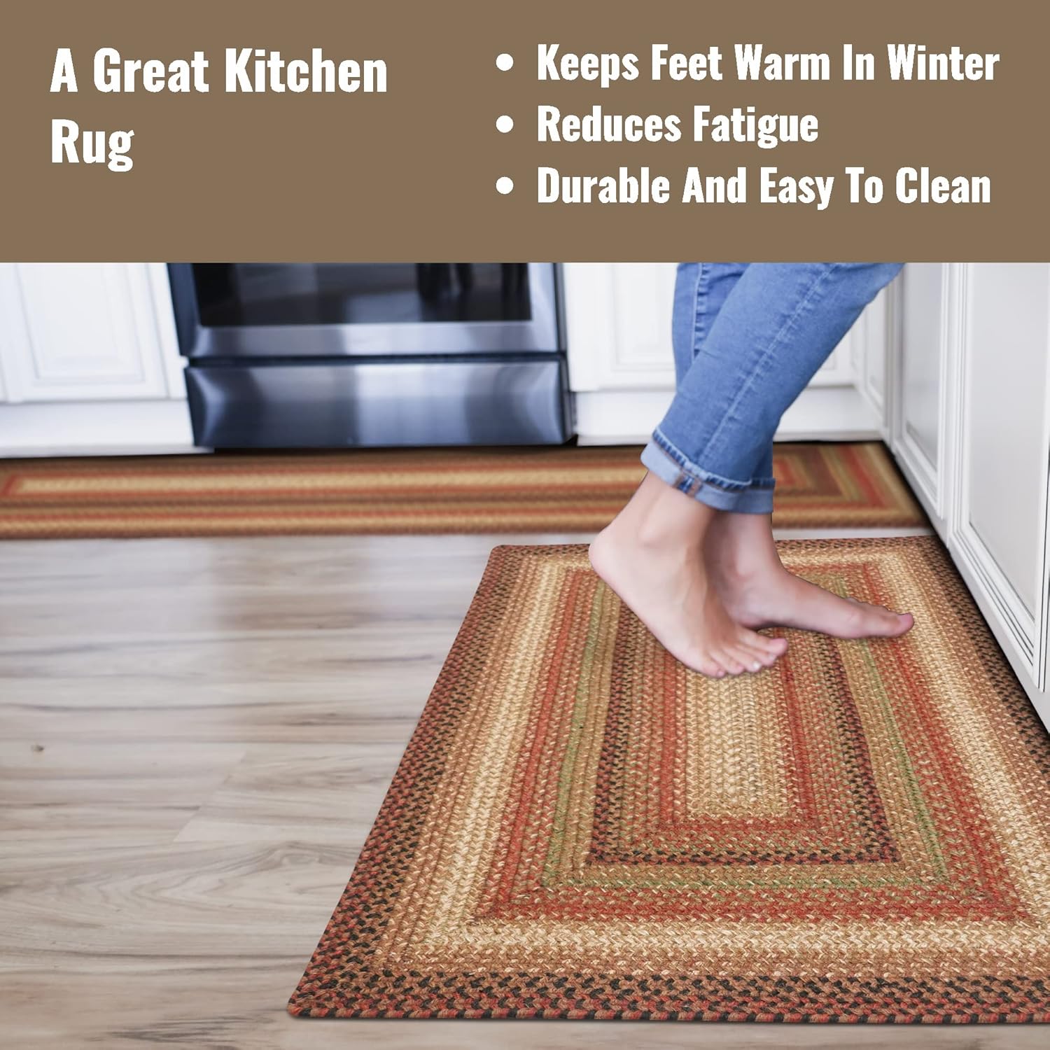 Homespice Prime – Alfombras trenzadas de yute