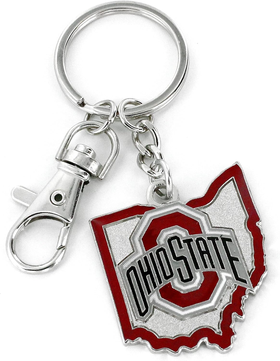 Llavero pesado de diseño del estado doméstico de la NCAA – Accesorios coloridos y duraderos para llaves, bolsas y monederos