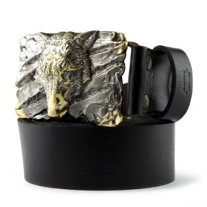 Casual leather belt with buckle Fenrir Wolf, Handmade Old Norse Scandinavian viking mithology werewolf solid brass belt buckle on leather belt Casual leather belt with buckle Fenrir Wolf, Handmade Old Norse Scandinavian viking mithology werewolf solid brass belt buckle on leather belt