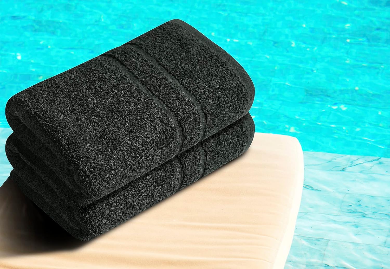 Toallas de baño de algodón, toallas de baño grandes de 27 x 52 pulgadas, paquete de 4, color gris, toallas suaves y absorbentes, para baño,