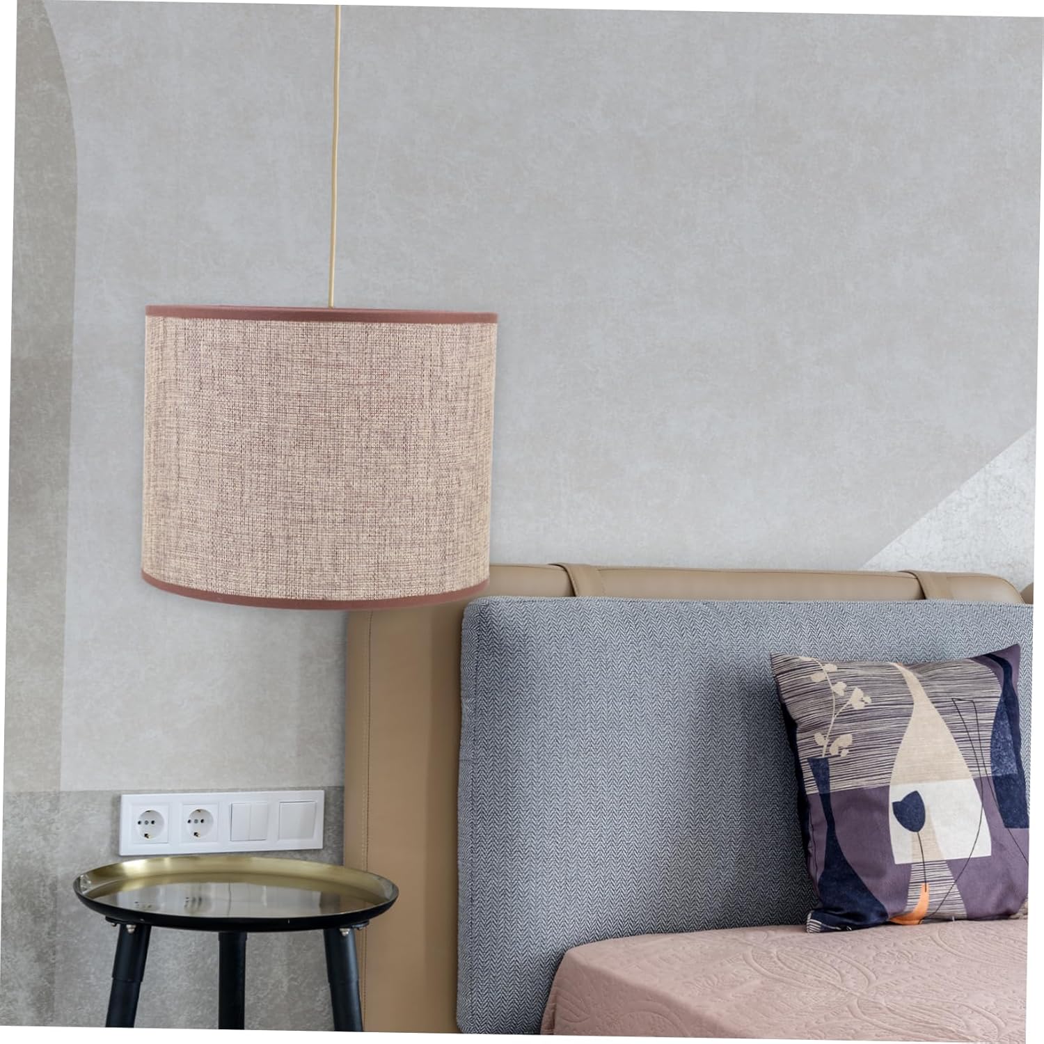 DOITOOL 1 pantalla de lámpara cubierta de luz para lámparas de pie tambor pantalla de techo cubierta de lámpara de tambor pantallas de lámpara de
