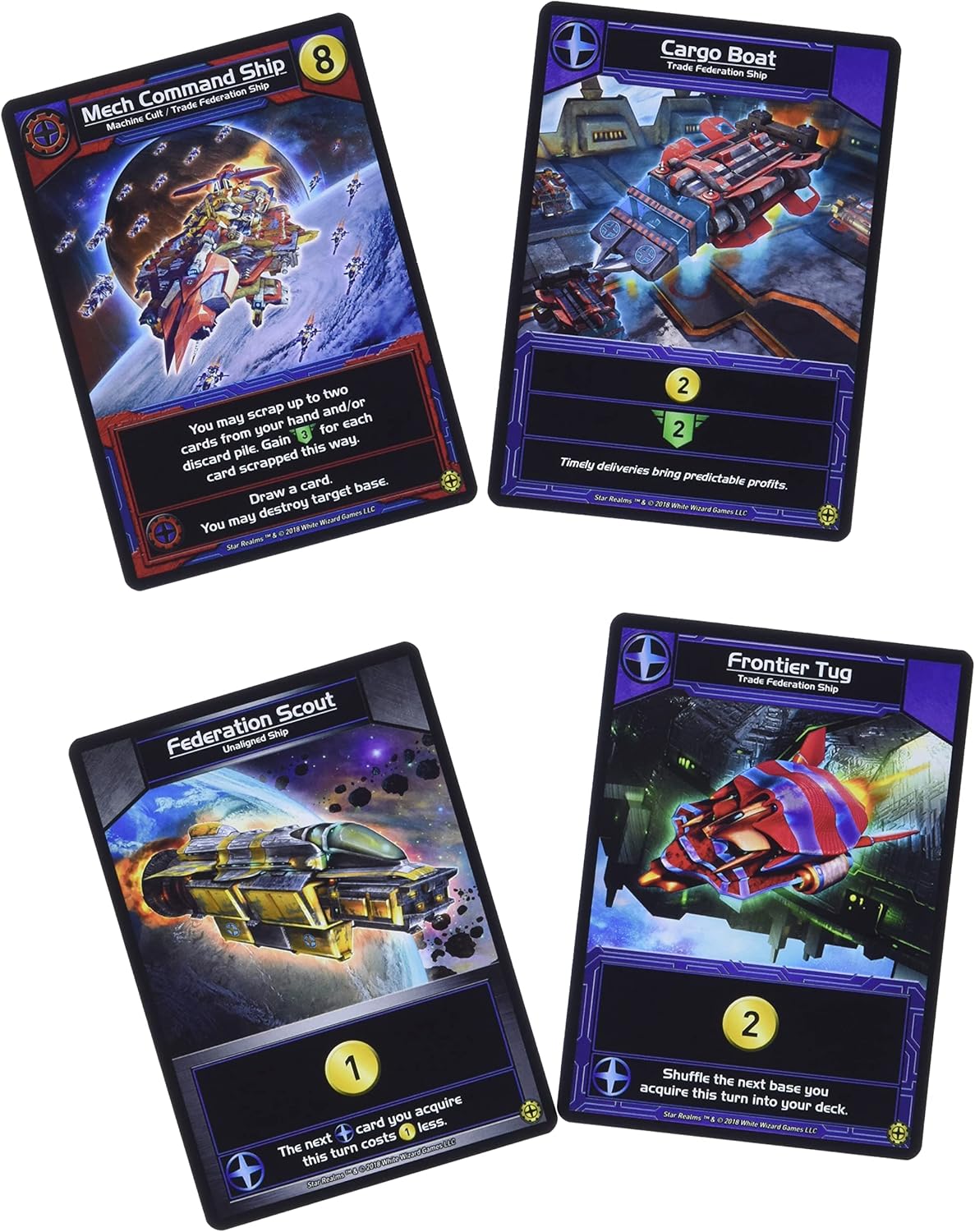 Star Realms Command Deck The Coalition  Command Deck  Juegos de cartas para adultos y niños y familia  18 cartas por paquete