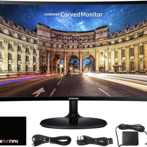 Samsung CF390 Monitor de escritorio curvado de 27 pulgadas 169 LCD FHD 1920×1080 para multimedia, personal, negocios, HDMI, VGA, montaje VESA, modo Samsung CF390 Monitor de escritorio curvado de 27 pulgadas 169 LCD FHD 1920×1080 para multimedia, personal, negocios, HDMI, VGA, montaje VESA, modo