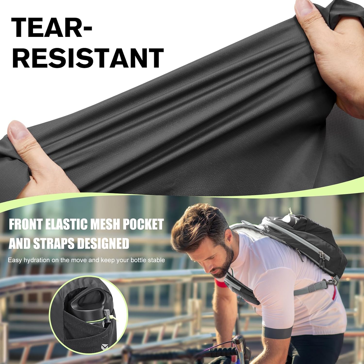 G4Free Mochila cruzada ligera con bloqueo RFID, bolsa de hombro para viajes, deportes, correr