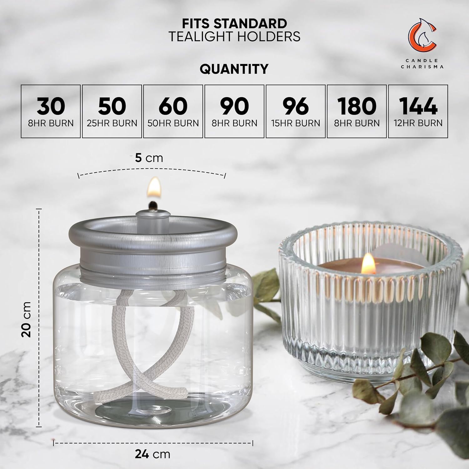 Candle Charisma Velas líquidas desechables, velas de té de aceite con tiempo de combustión extendido de 8 horas, vela líquida sin goteo, combustible