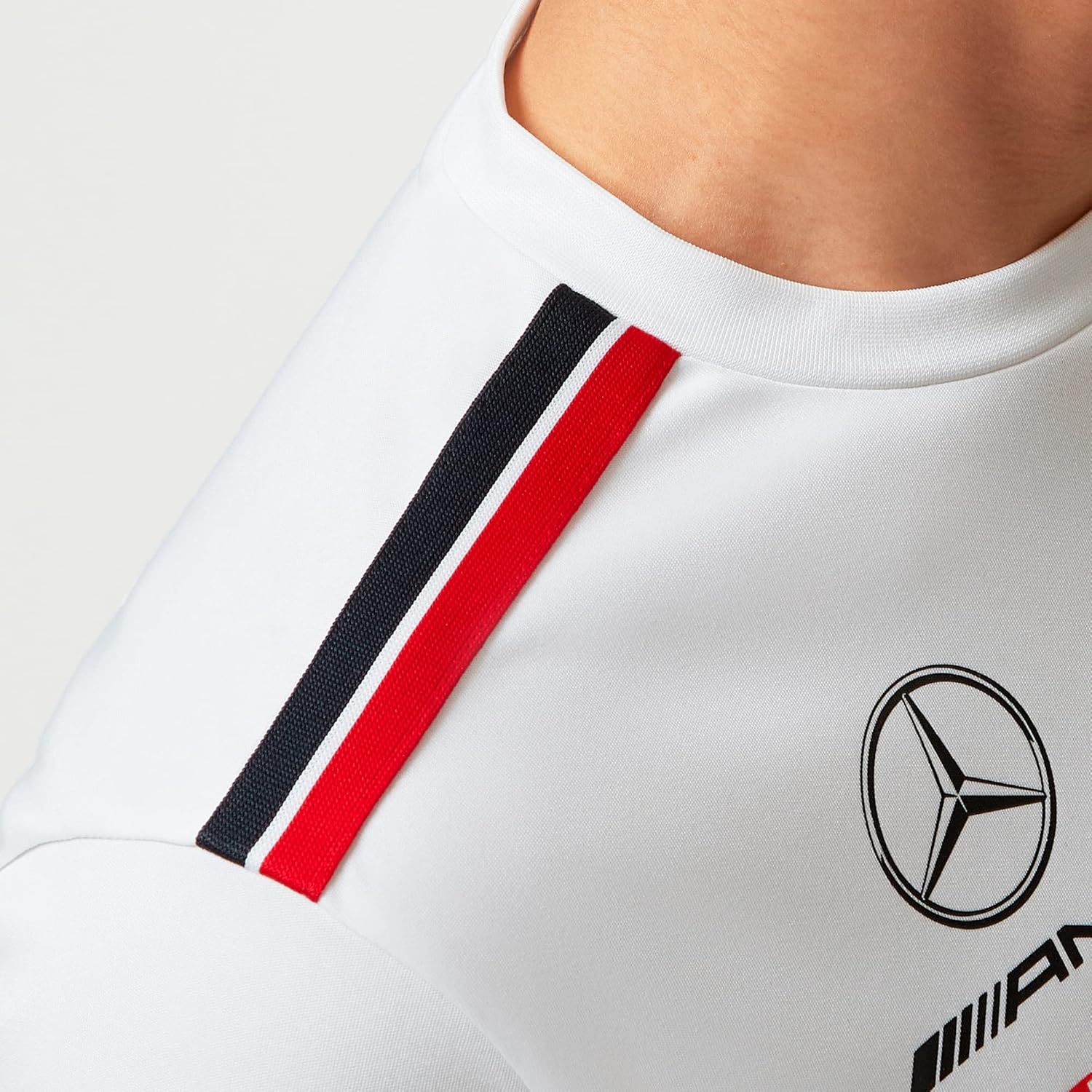 Mercedes AMG Petronas Formula One Team – Camiseta Team 2023 – Blanco – Hombre – Talla 3XL, Blanco