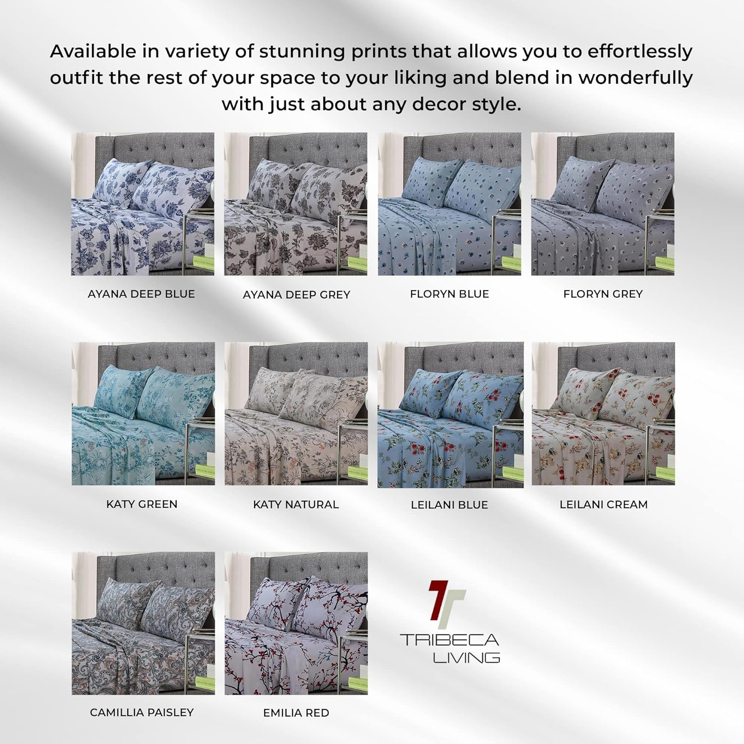 Tribeca Living Katy Floral – Juego de sábanas de franela extra profundo de 170 GSM, tamaño individual XL, color verde (KATYSHETWXBL)