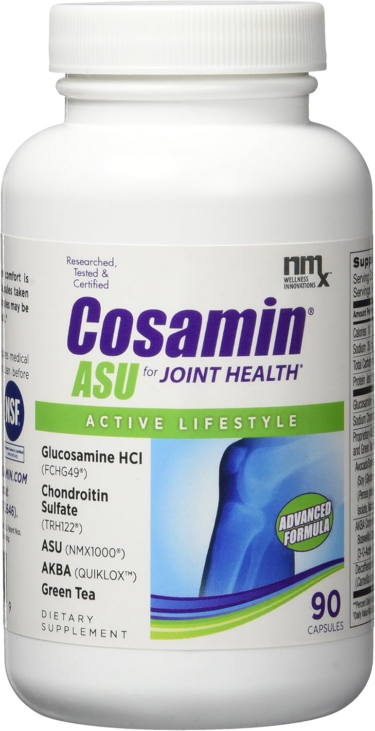 Nutramax Cosamin Asu para cápsulas de salud articular, 90 unidades