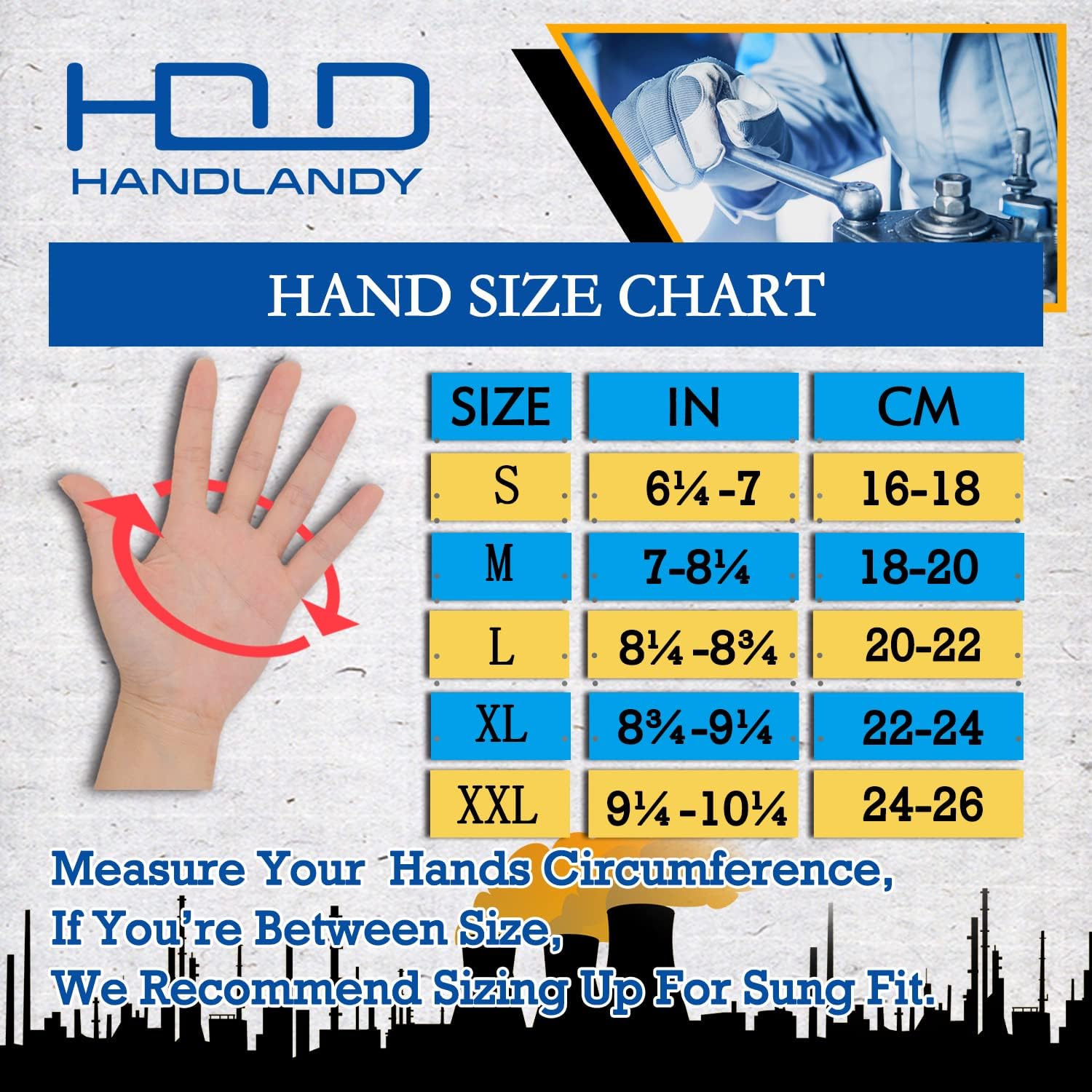 HANDLANDY Guantes de trabajo sin dedos para hombres, guantes de trabajo con agarre de medio dedo, absorben los golpes, transpirables, Uwrist TPR