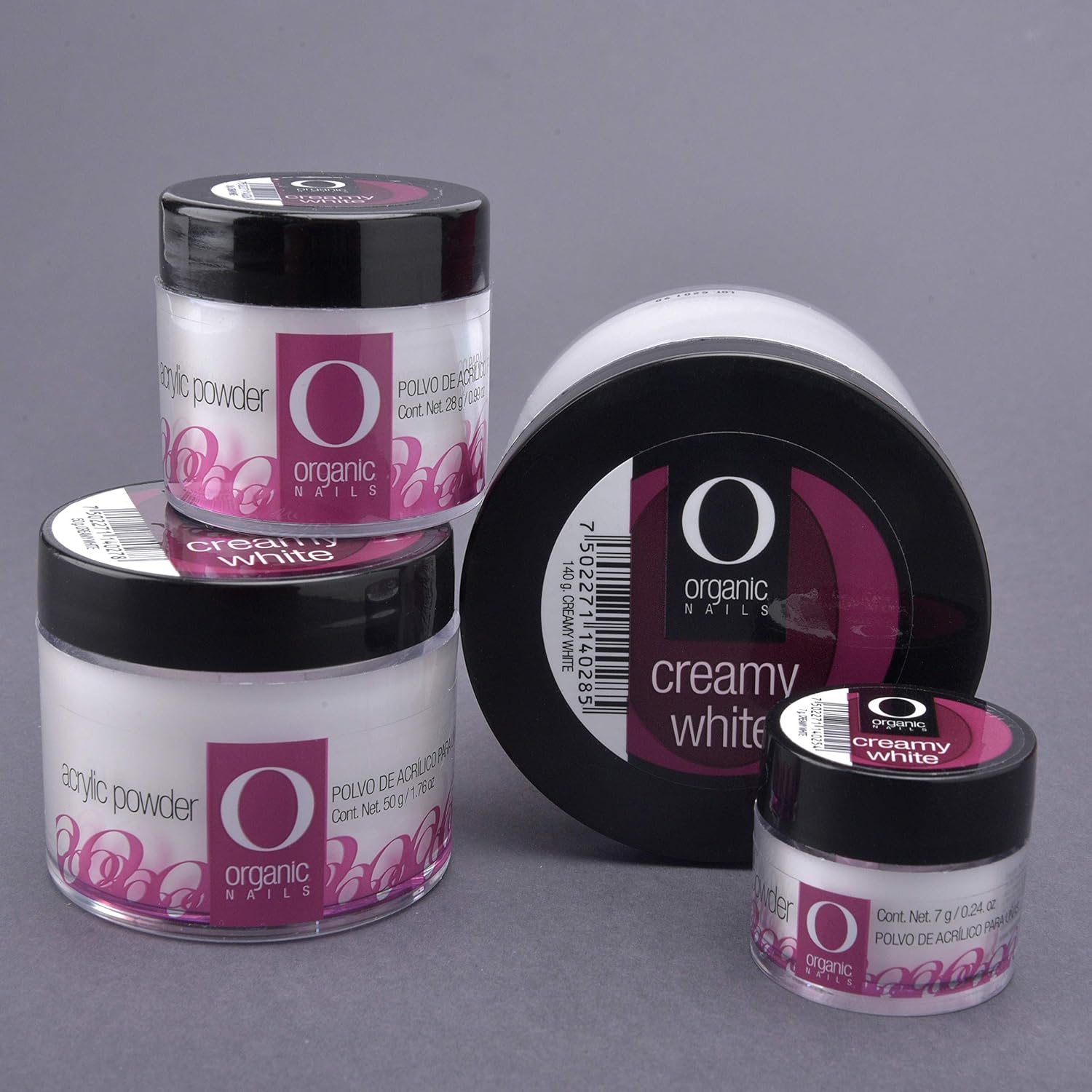 Organic Nails Polvo Acrílico CREMOSO BLANCO 0.99 oz.