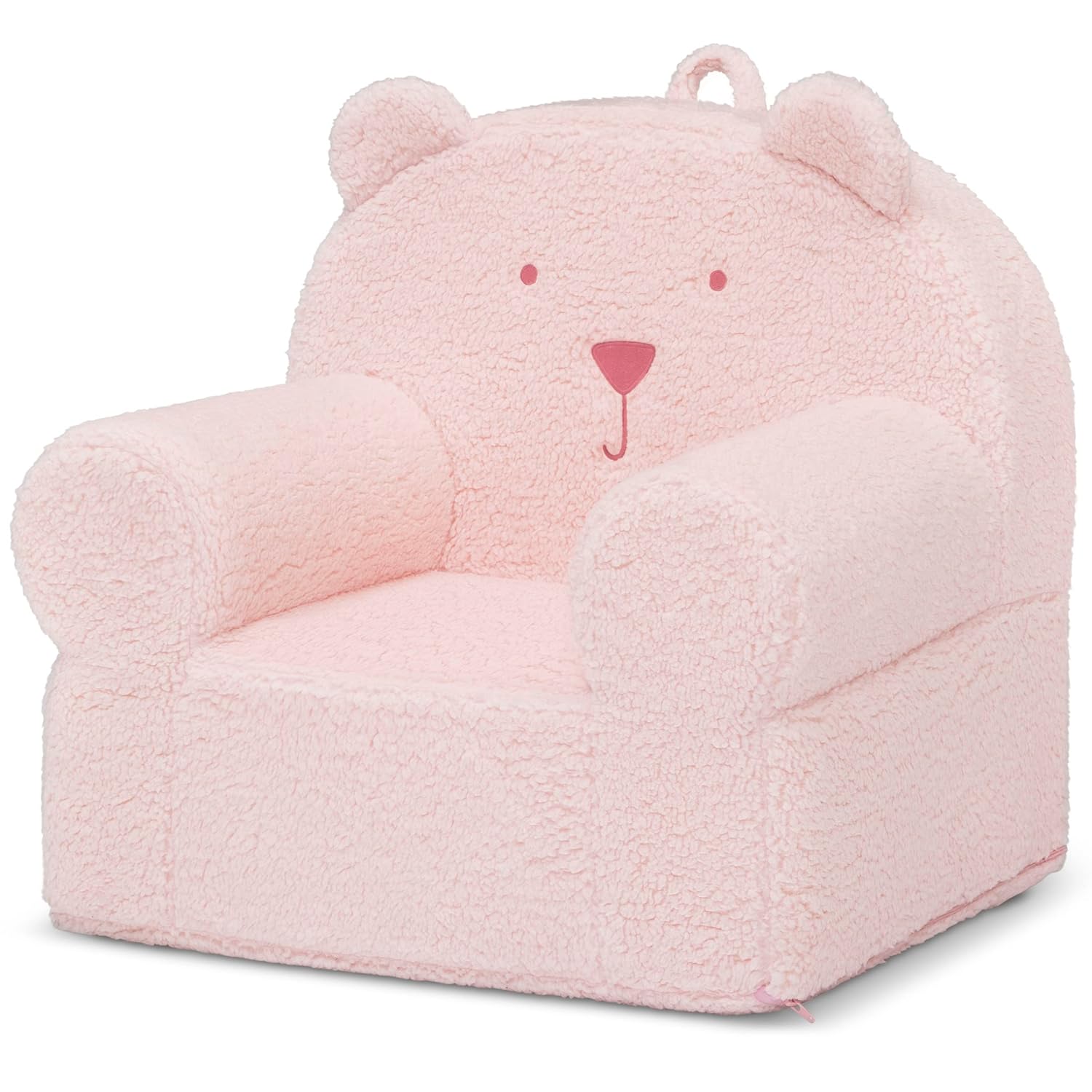 GAP babyGap – Silla de oso de sherpa, certificado Greenguard Gold, color rubor
