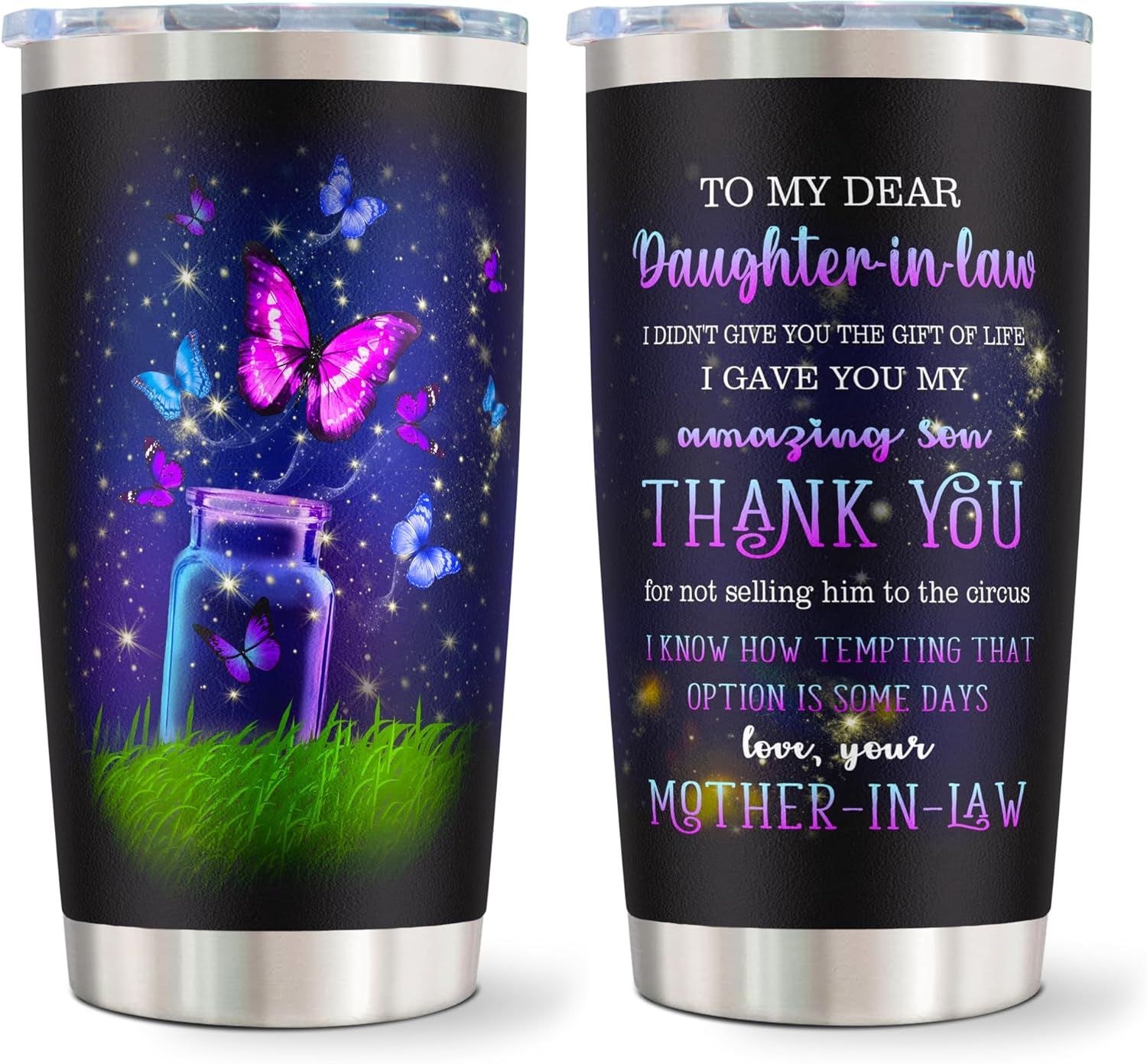 Regalos para nuera, regalos de cumpleaños para la mejor nuera, ideas de regalos para mi nuera, regalos para nuera, taza de café de 20 onzas (1
