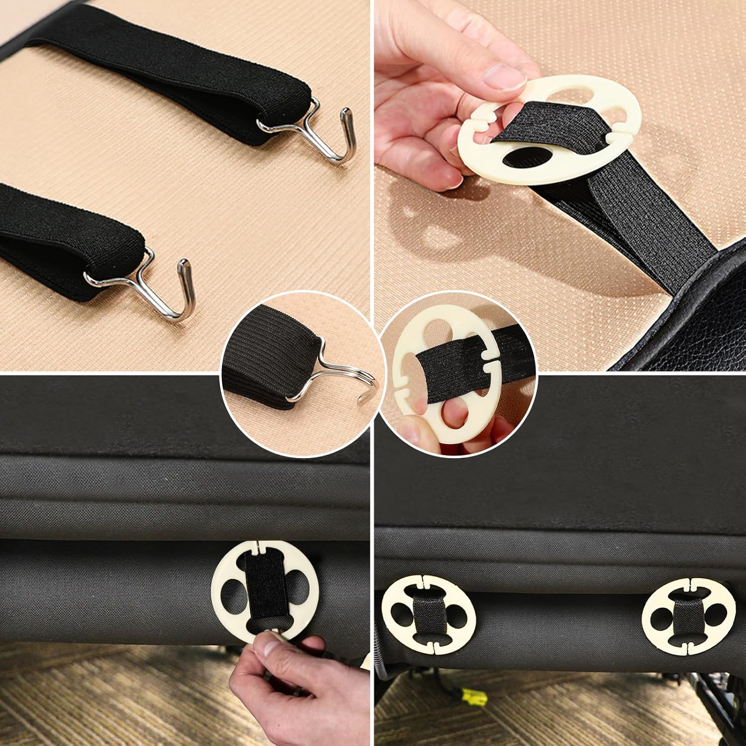 Fundas de asiento para Chevrolet Aveo 2005-2011, funda de asiento de automóvil de cuero impermeable, suave y transpirable, accesorios interiores de