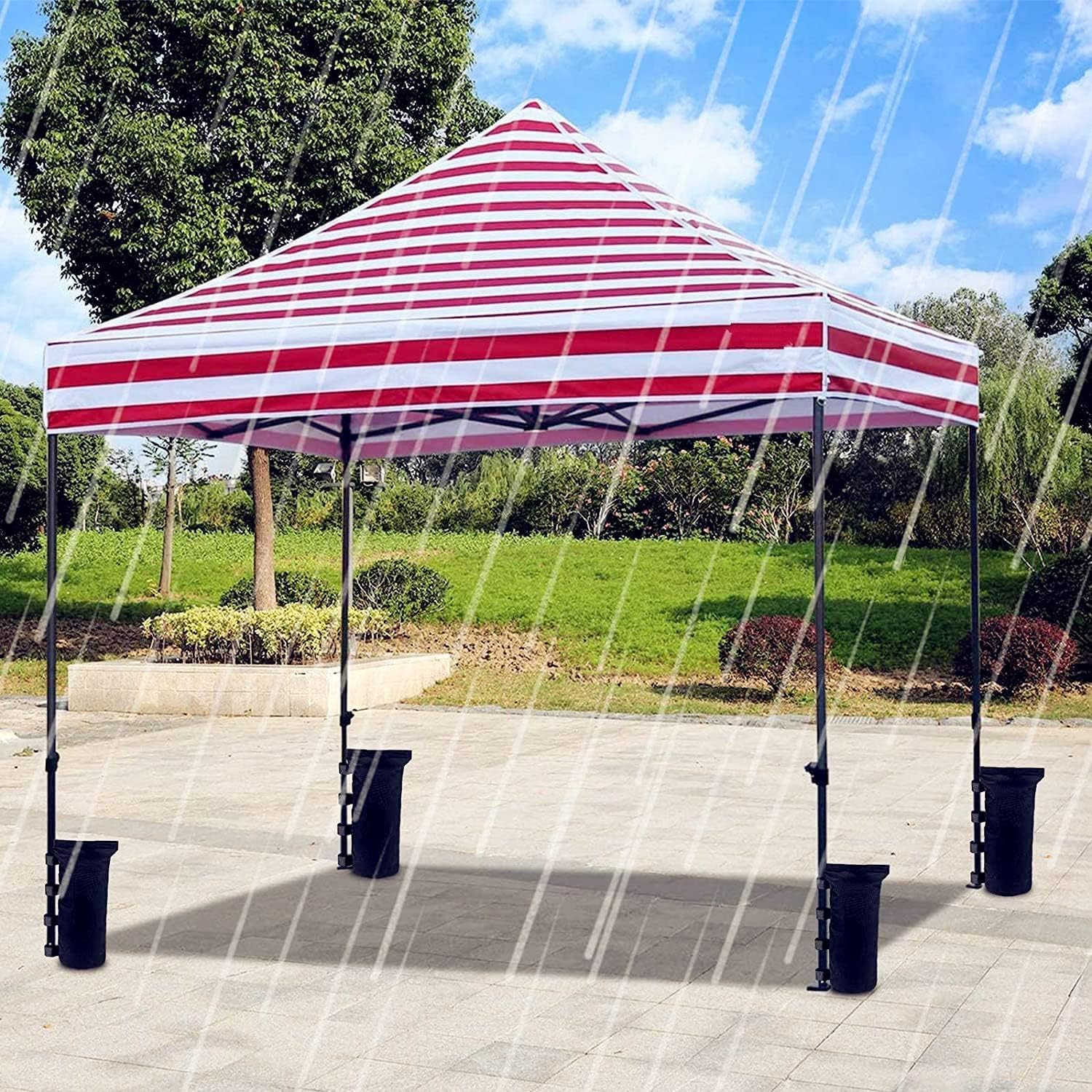 Bolsas de peso resistentes para toldo desplegable, pesos para patas de toldo, bolsas de arena para refugio solar al aire libre, toldo o sombrilla de