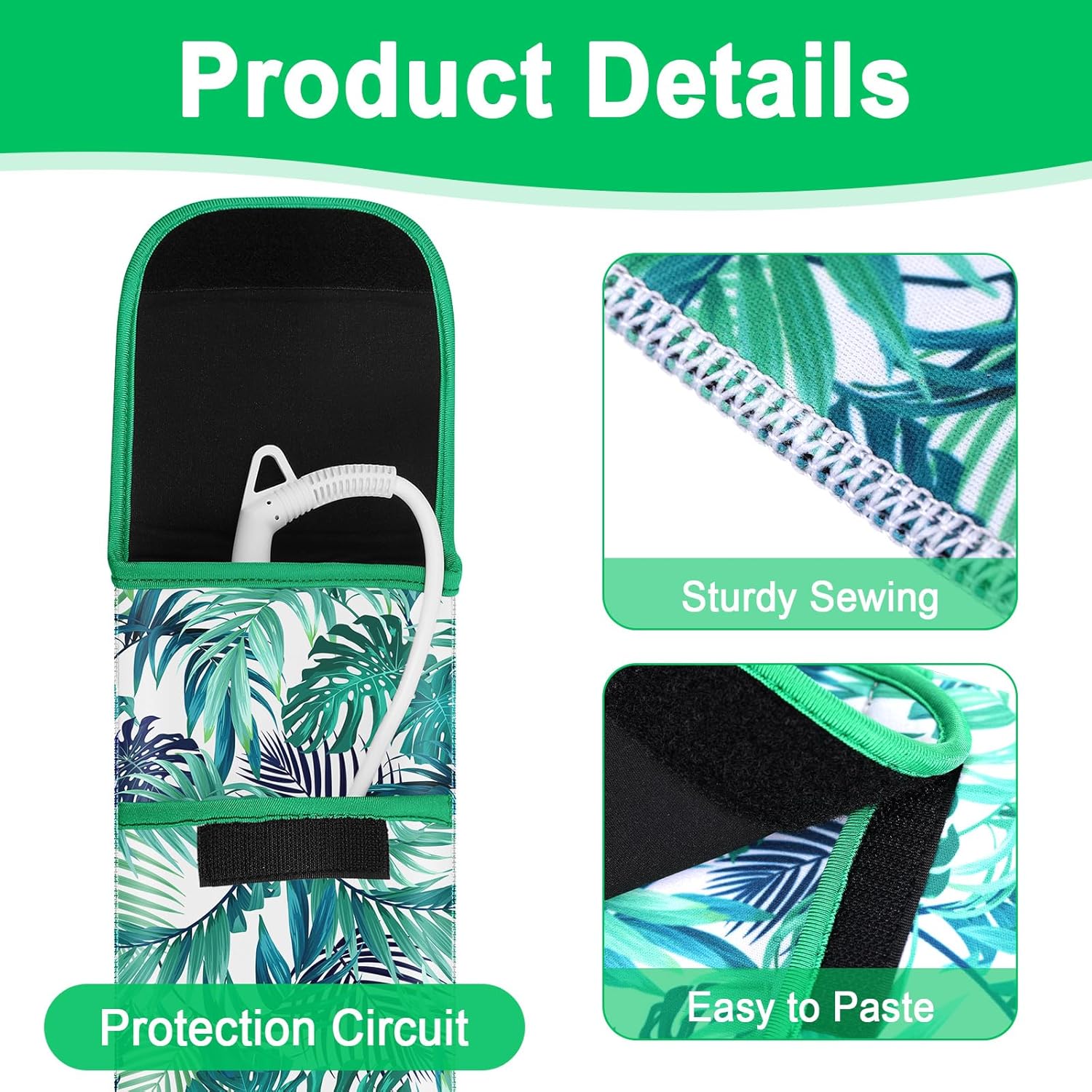 Shappy 2 piezas de soporte para plancha plana resistente al calor, soporte para alisador de neopreno y alfombrilla de viaje de silicona para