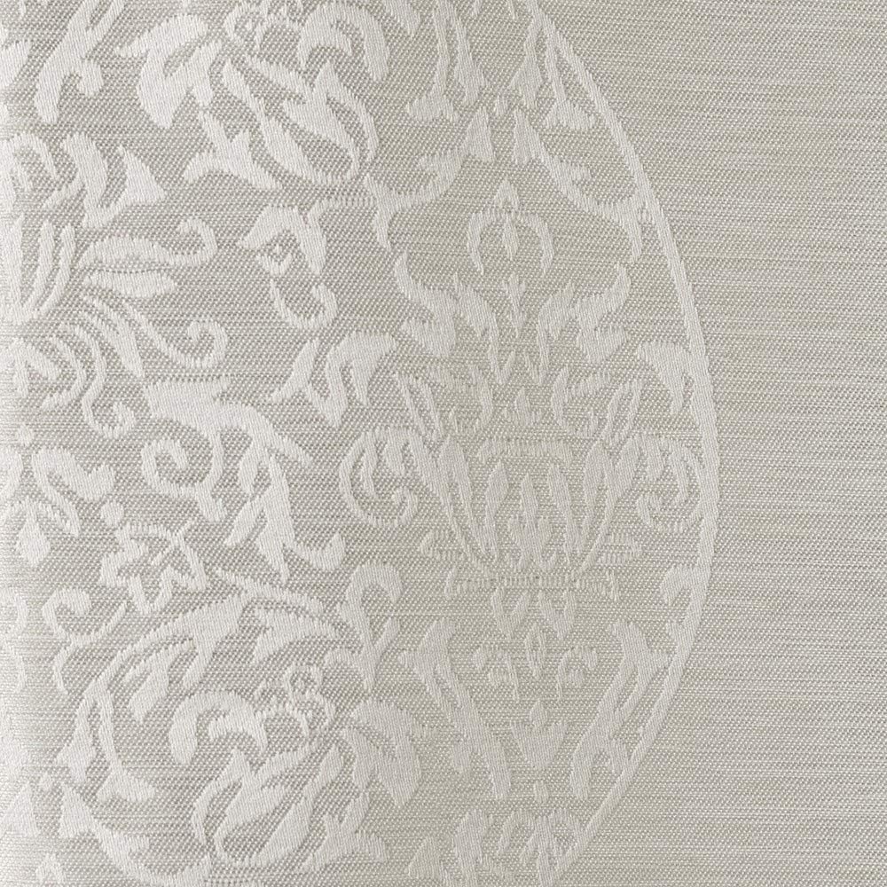 Exclusive Home Curtains – Exclusive Home Akola Medallion Jacquard de lino – Par de paneles de cortinas con arandelas para ventanas.