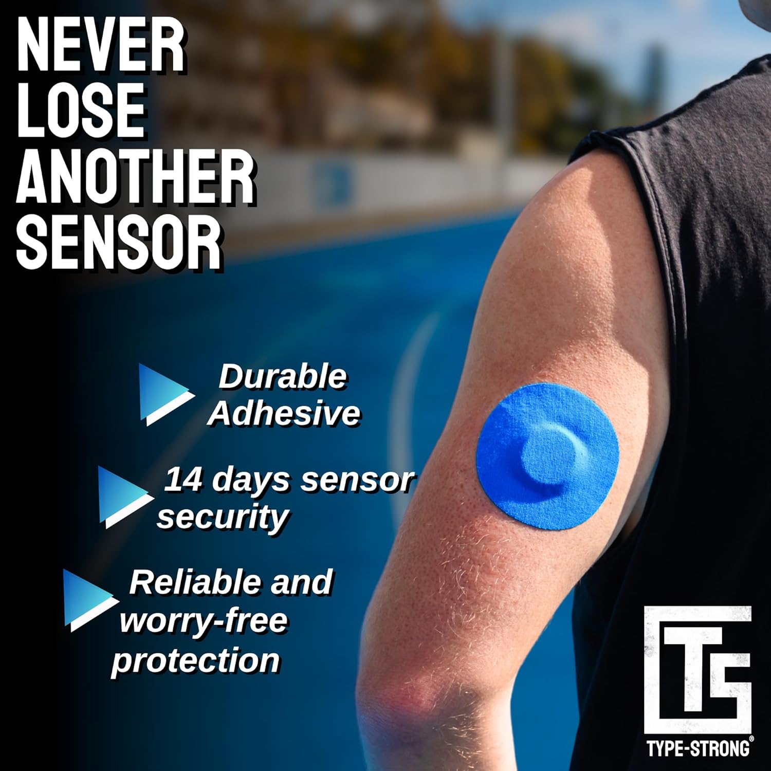TYPE STRONG Freestyle Libre 2 fundas para sensores, parches adhesivos para Freestyle Libre 3, Dexcom G7, Medtronic y sensores Guardian. Para pieles