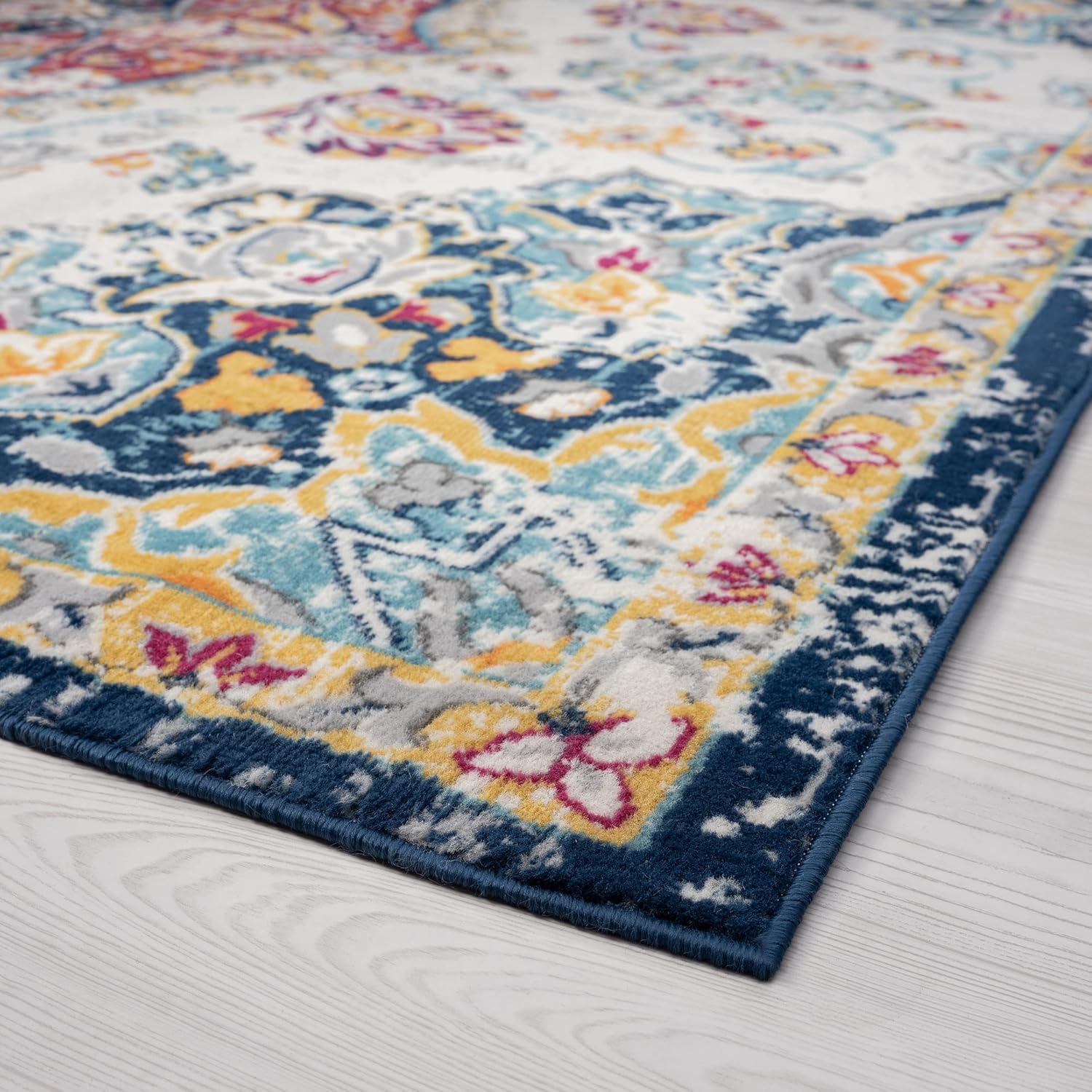 Amara – Alfombra de pasillo tradicional de 2 x 8 pies para pasillo, cocina, entrada, baño, cuarto de servicio, alfombras para sala
