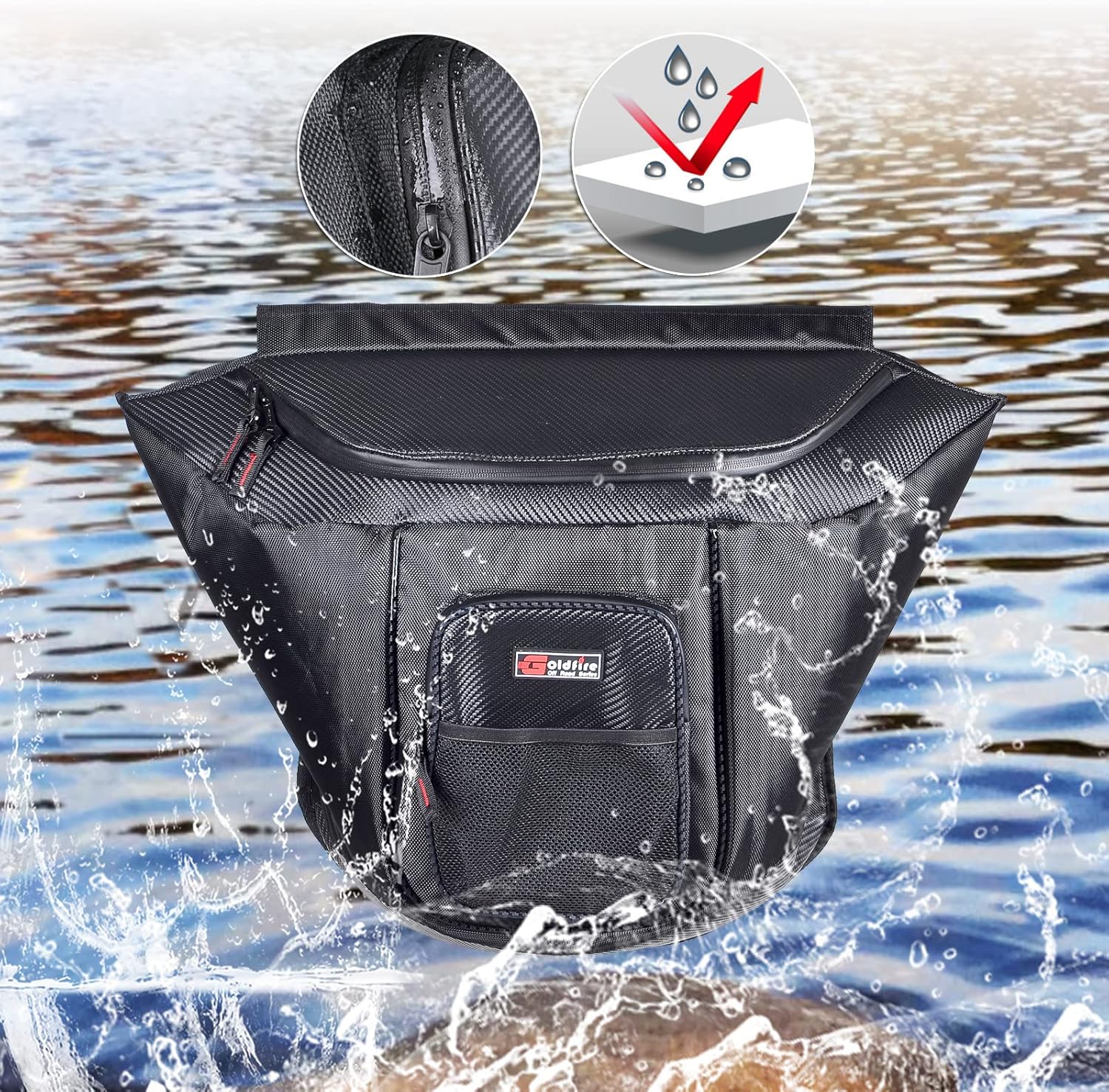 General 1000 Bolsa de almacenamiento, accesorios General 1000, bolsa de almacenamiento detrás del asiento, bolsa de asiento central UTV, bolsa de