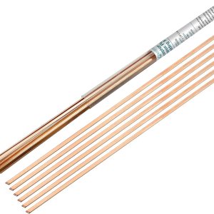 YEJJET Varilla de soldadura de cobre autoflujante de 14 pulgadas, varillas de soldadura de cobre de fósforo para reparación de cobre, HVAC (grosor YEJJET Varilla de soldadura de cobre autoflujante de 14 pulgadas, varillas de soldadura de cobre de fósforo para reparación de cobre, HVAC (grosor