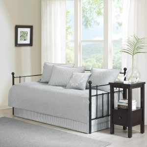 Madison Park – Ropa de cama de lujo para todas las estaciones con faldón, fundas a juego y almohada decorativa Madison Park – Ropa de cama de lujo para todas las estaciones con faldón, fundas a juego y almohada decorativa