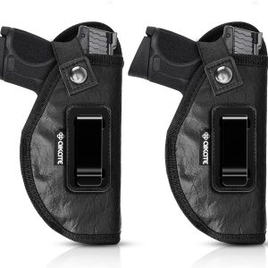 Paquete de 2 fundas de cuero ECO para pistolas, funda oculta IWB para mujereshombres, fundas de cintura interior para pistolas, se adapta a la Paquete de 2 fundas de cuero ECO para pistolas, funda oculta IWB para mujereshombres, fundas de cintura interior para pistolas, se adapta a la