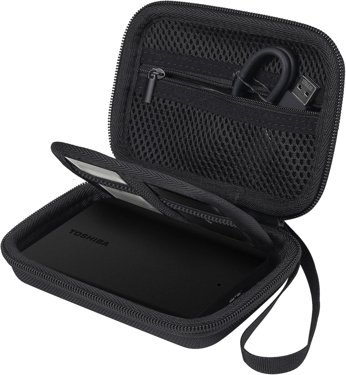 co2CREA Funda rígida compatible con tarjeta de expansión de almacenamiento Seagate Unidad de estado sólido SSD Disco duro externo HDD portátil