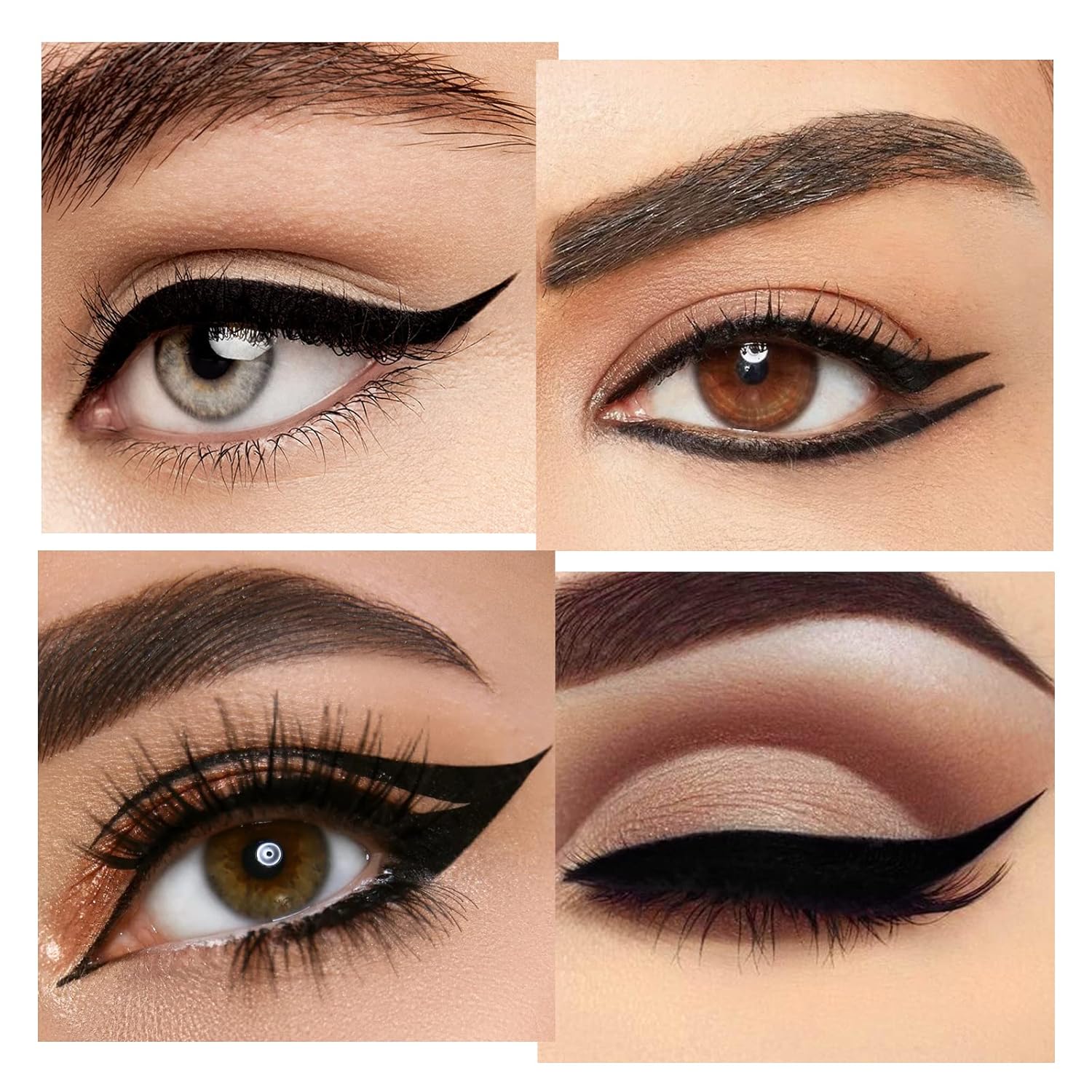 Boobeen Delineador de ojos Gel Maquillaje Negro Delineador de Ojos Pluma Mate Impermeable Lápiz Delineador de Ojos Secado Rápido Delineador de Ojos