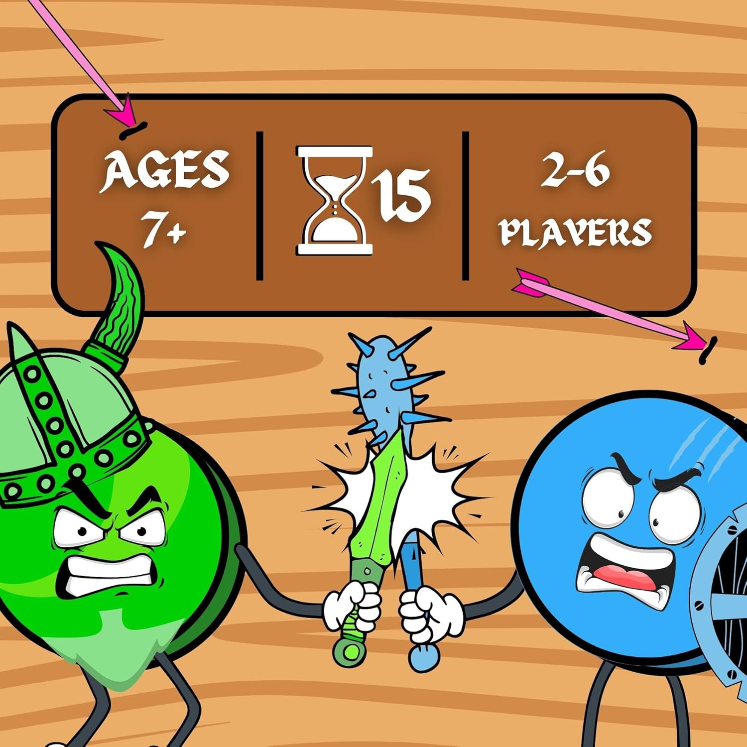 Connect War – Juego de mesa 4 en fila para 2 a 6 jugadores, juegos de madera hechos a mano para juegos familiares y grupales, juego de madera cuatro