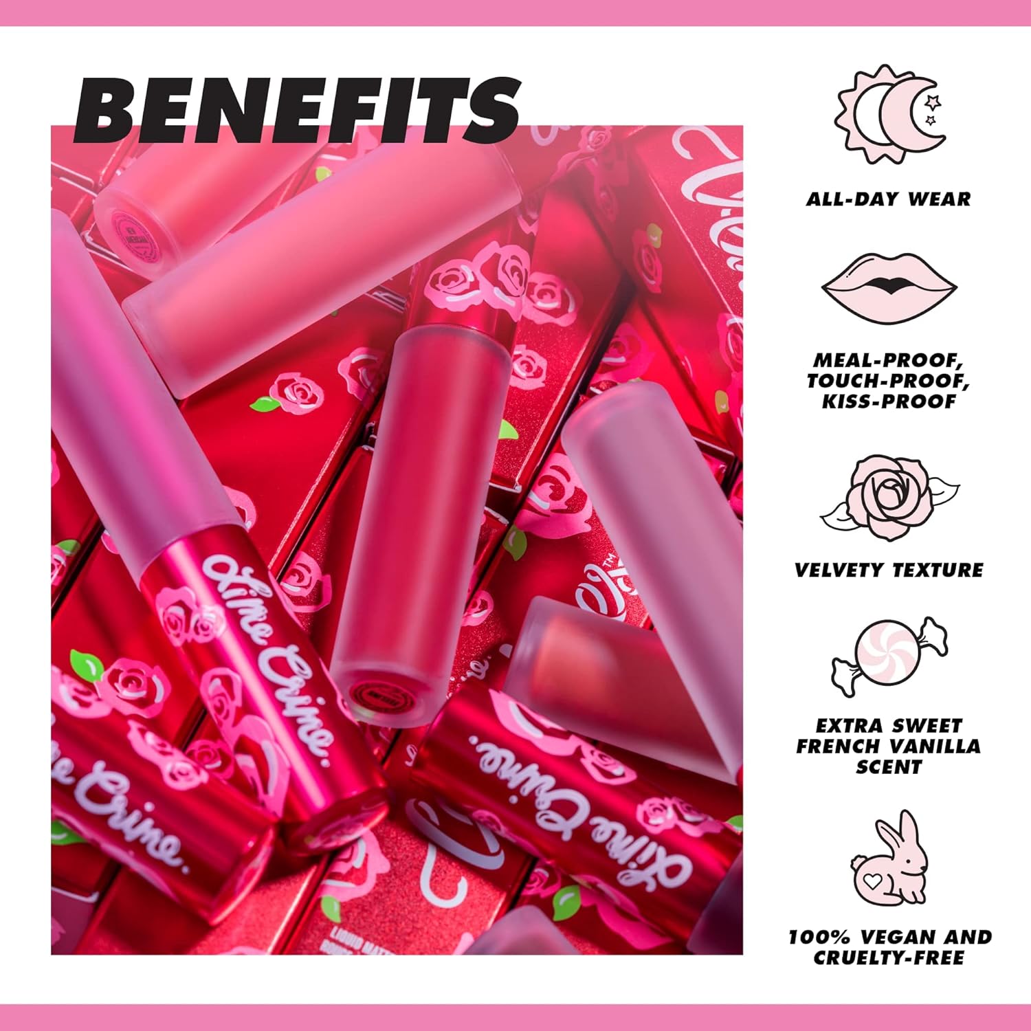 Lime Crime Liquid Matte Lipstick Juego de regalo de 5 piezas, Velvetines Vault Volumen 1  Tonos atrevidos y de larga duración y forro de labios
