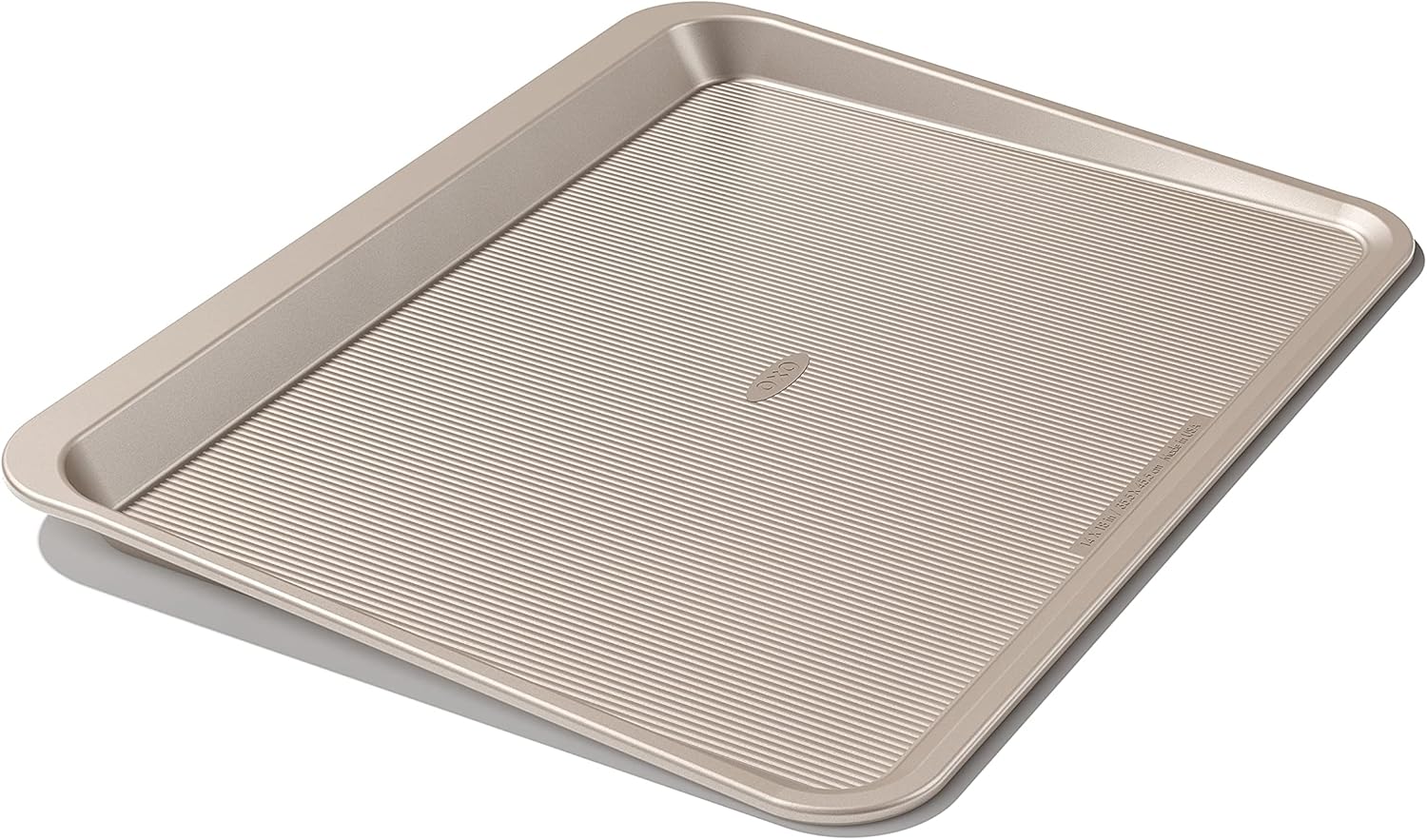 OXO Good Grips – Recipiente de horno antiadherente para hacer galletas, 12.25 x 17 pulgadas, color dorado