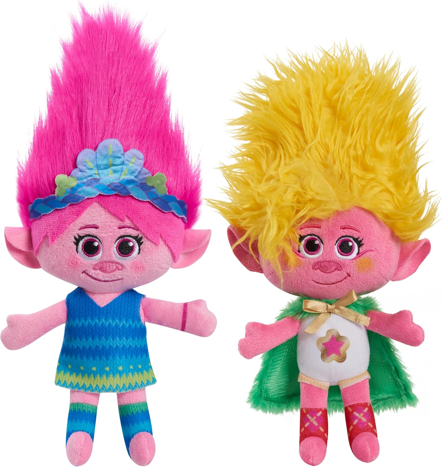 DreamWorks Trolls Band Together – Juego de 2 piezas de 2 piezas de amapola y vivo de 8 pulgadas