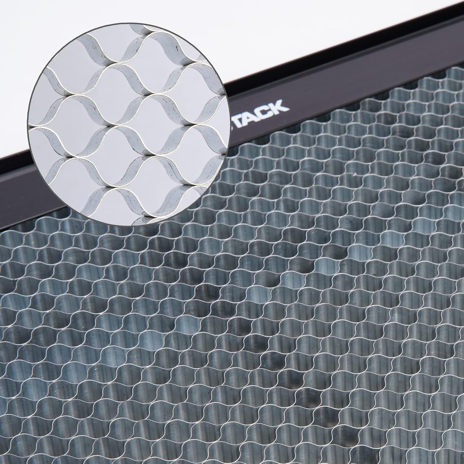 chitu systems Cama láser de panal de abeja de 19.685 x 19.685 x 0.866 in, mesa de trabajo de panal para grabador láser y máquina de corte, corte de