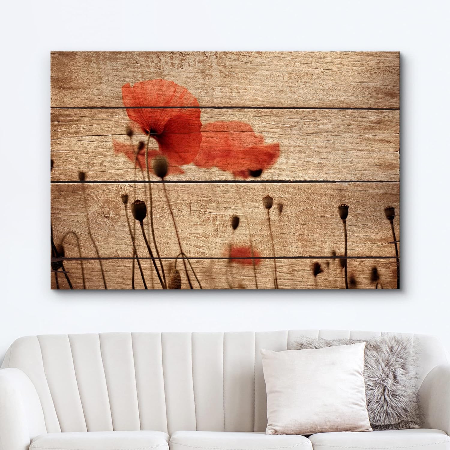 Grano de madera envejecido, 12″ x 18″