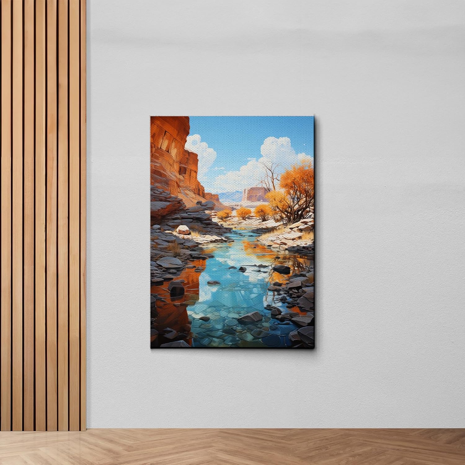 Red Mesa, Archival Print of Landscape Prints of Red Mountain in Mesa, Arizona, Decor Canvas, Art Decor
