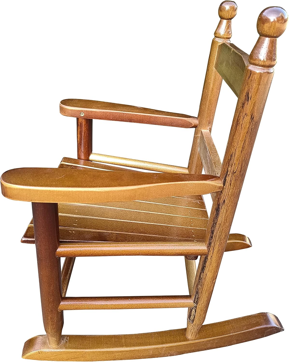HomVent Mecedora para niños, mecedora de madera para interiores y exteriores, mecedora de porche para niños, jardín, césped, balcón, patio trasero