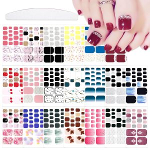 20 hojas de 440 calcomanías autoadhesivas de esmalte de uñas para mujeres y niñas, calcomanías de uñas degradadas con purpurina para uñas de gel 20 hojas de 440 calcomanías autoadhesivas de esmalte de uñas para mujeres y niñas, calcomanías de uñas degradadas con purpurina para uñas de gel