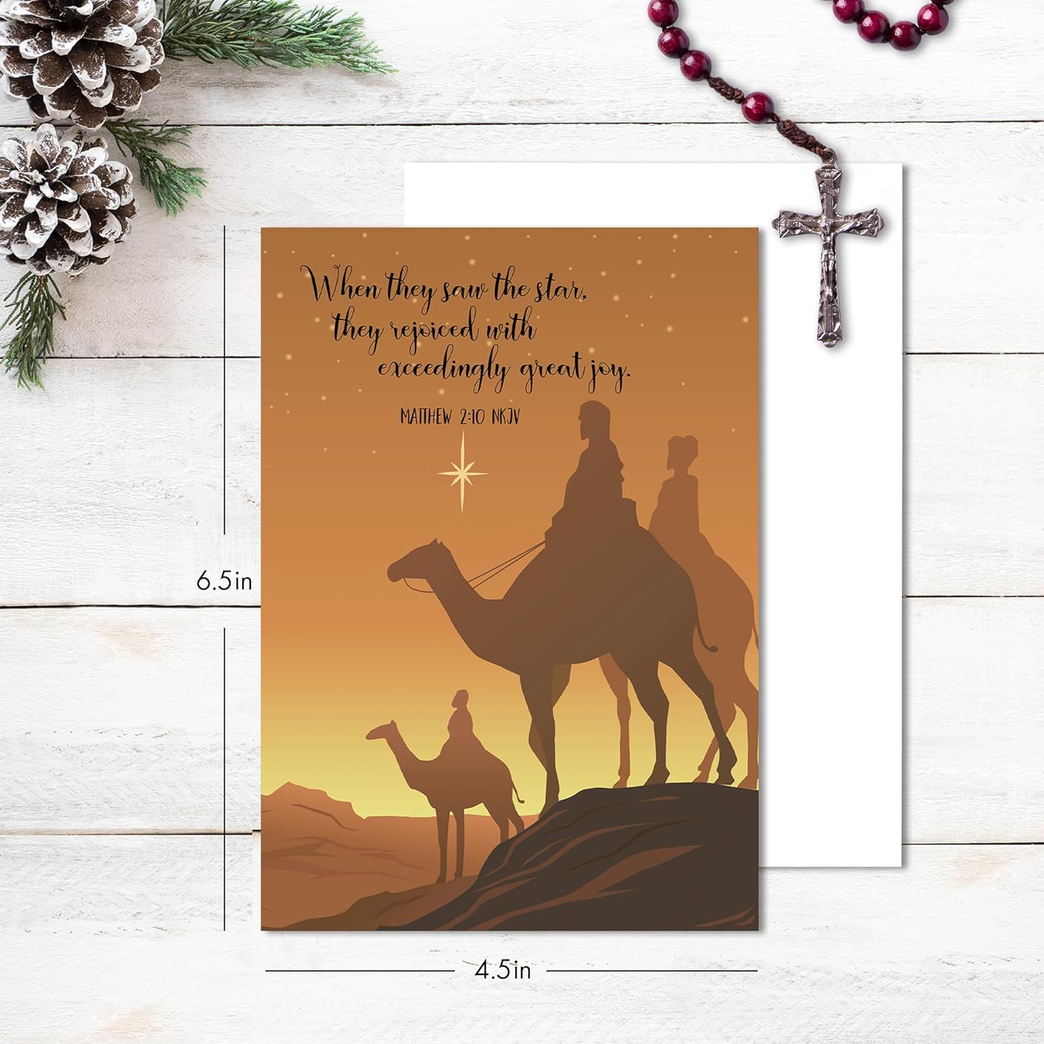 Faithfully Yours Designer Greetings – Tarjetas surtidas navideñas en caja