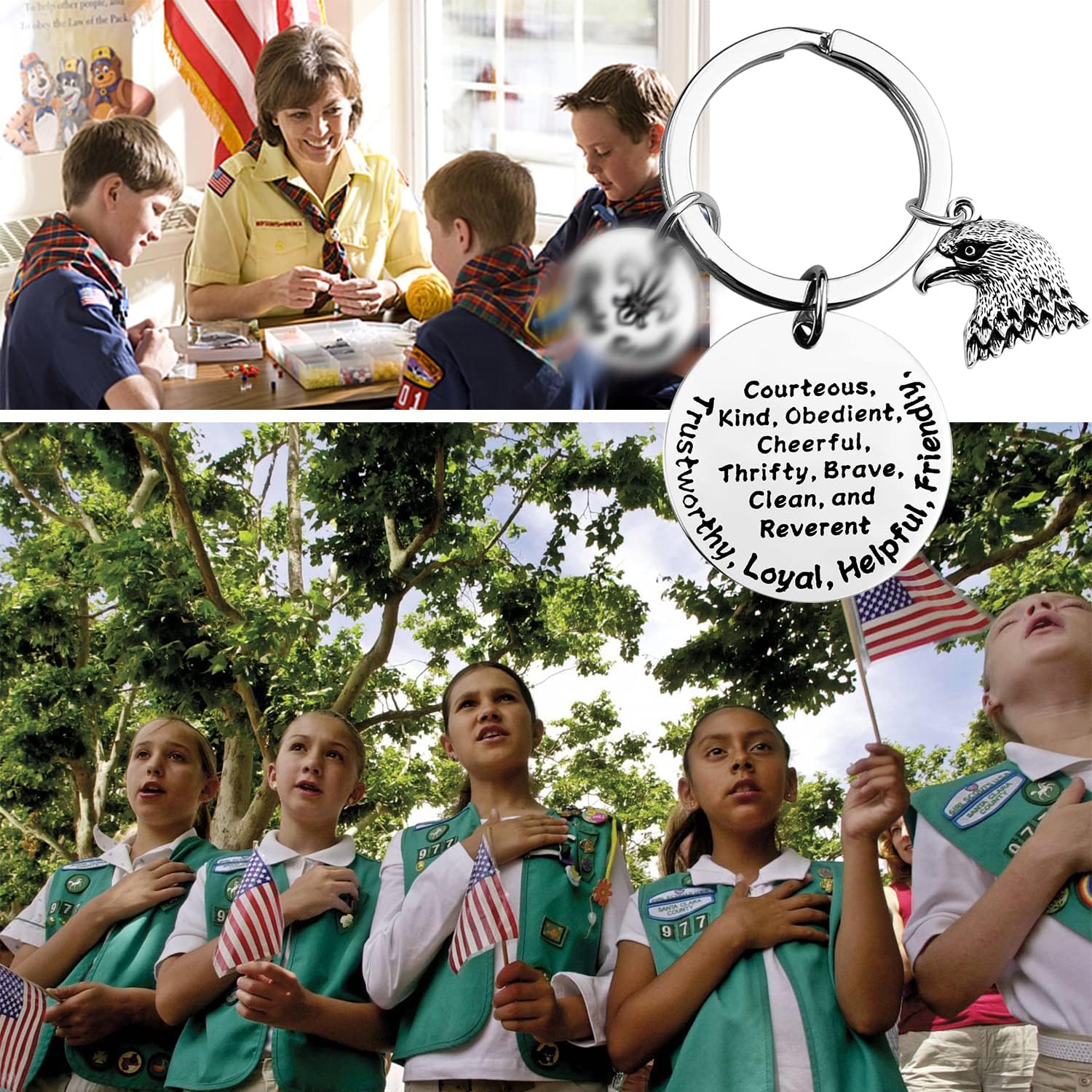 TIIMG Scout Regalo Scout Corte de Honor Regalo Boy Scout Regalo Scoutmaster Regalo Regalo Scout Ceremonia Regalo Regalo